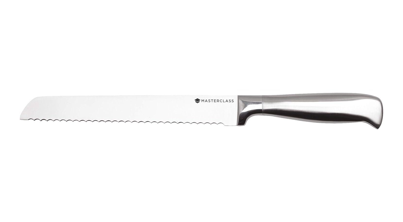 MasterClass Messerblock Brotmesser Messer Küchenmesser Edelstahl MasterClass Acero Deluxe