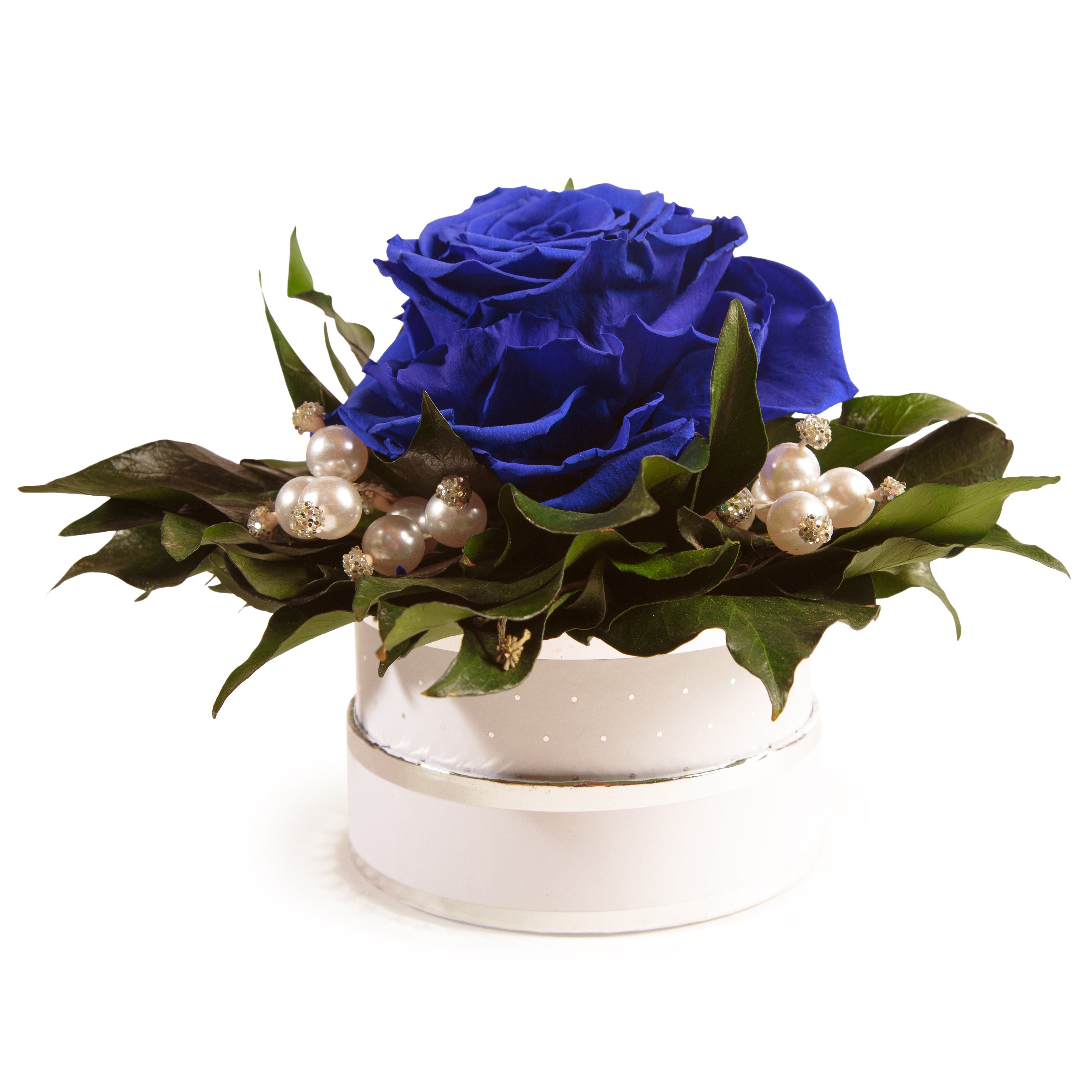 Kunstblume Infinity Rosenbox Diamonds and Pearls günstig online kaufen