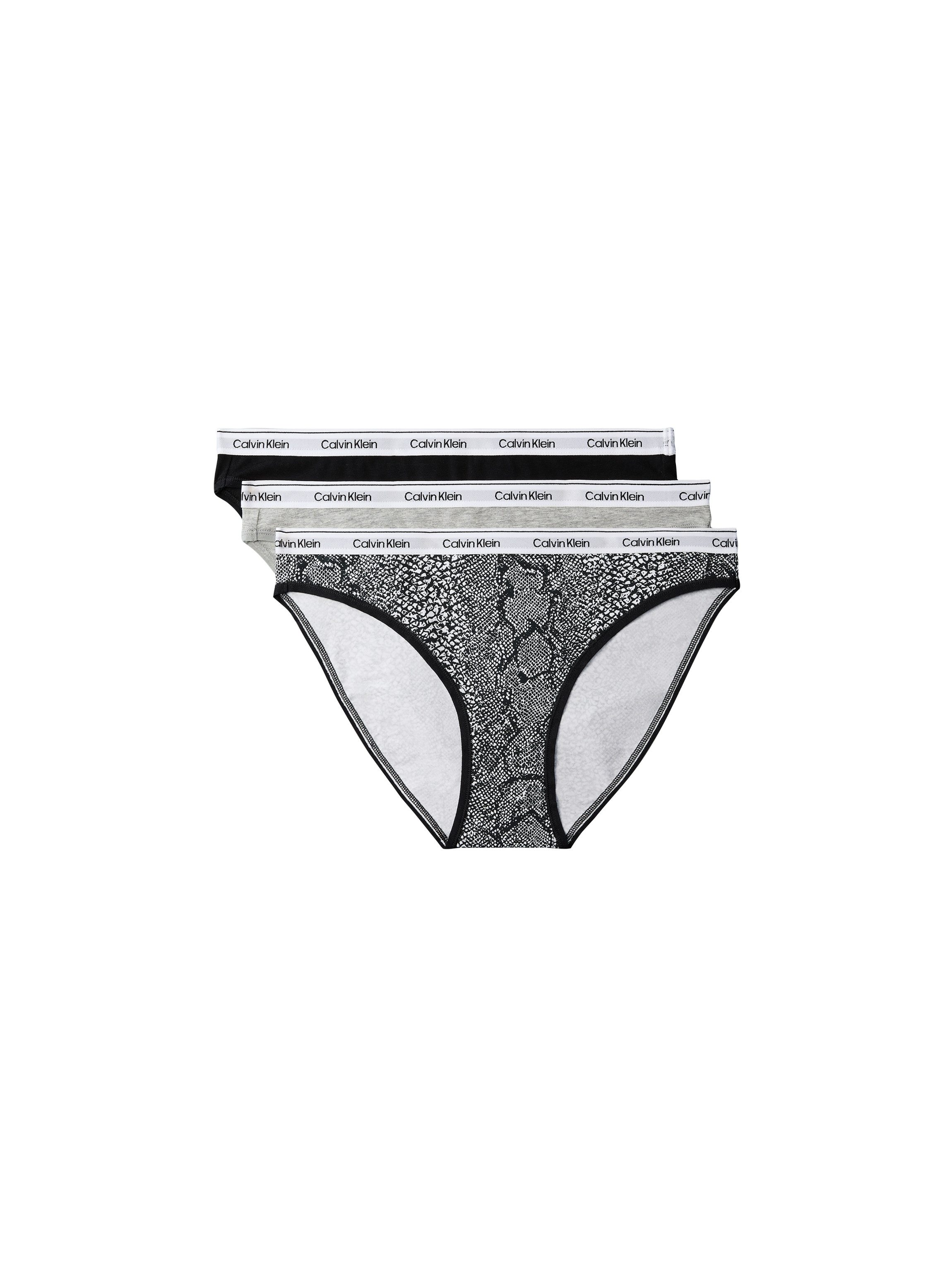 Calvin Klein Underwear Bikinislip BIKINI 3PK (Packung, 3er-Pack) Körpernahe Passform mit elastischem Bund
