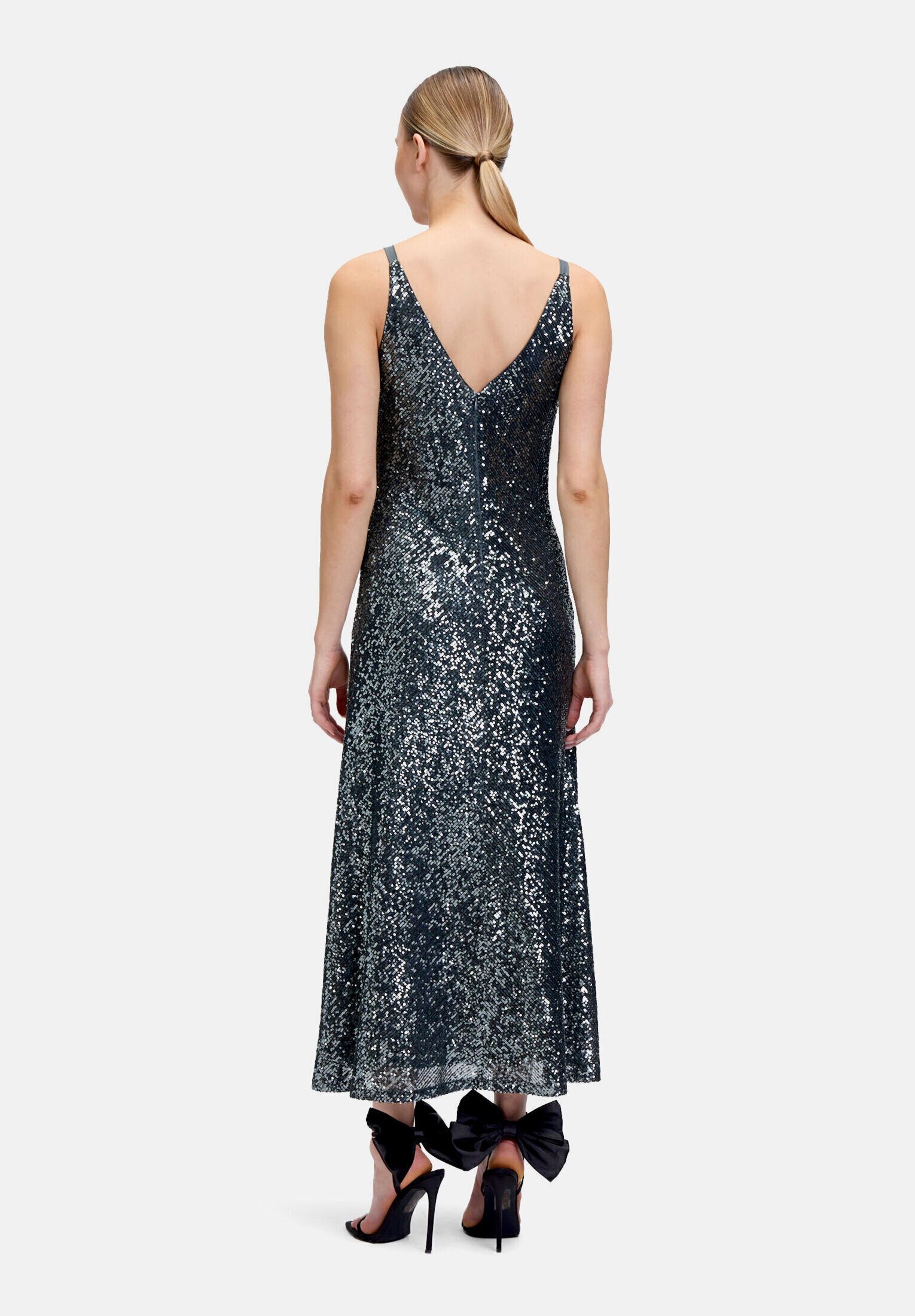 Vera Mont Abendkleid Damen mit Pailletten Glitzer