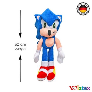 Wiztex Kuscheltier Sonic Plüschtiere Sonic The Hedgehog Stofftier Geschenk für Kinder DE