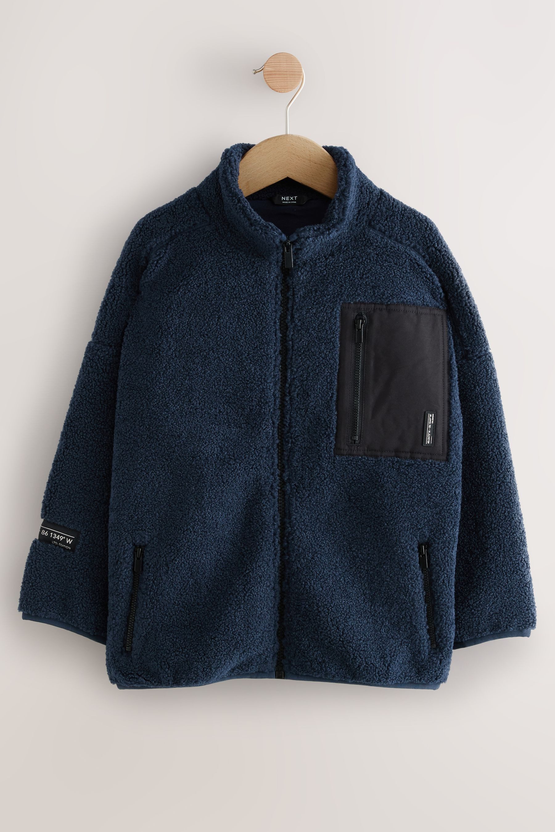 Fleecejacke Fleece-Kapuzenjacke