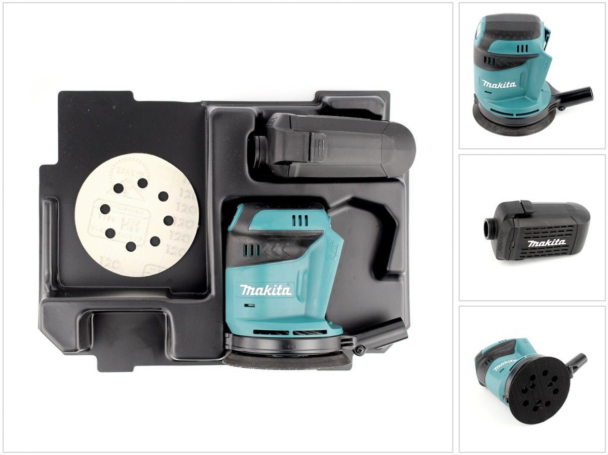 Makita Орбитальная шлифовальная машина DBO 180 ZE Akku Орбитальная шлифовальная машина 18 V 125 mm + Einlage für Makpac