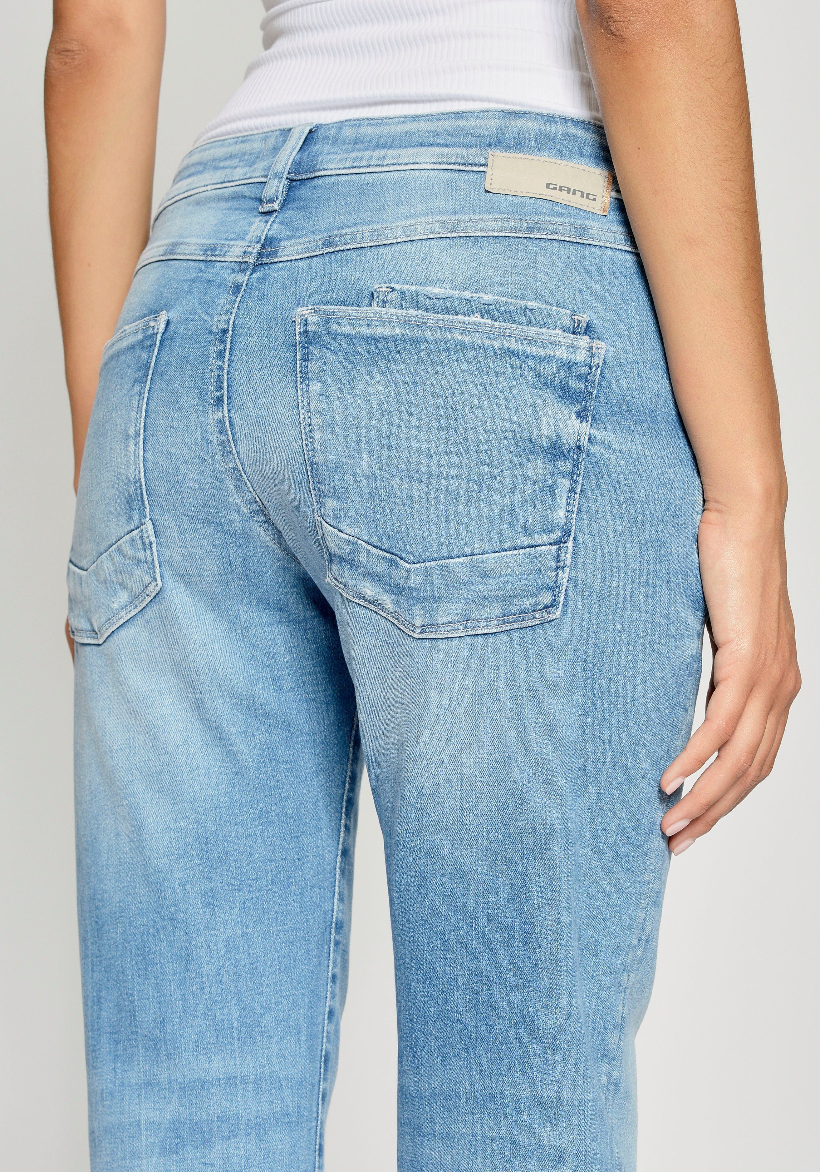 GANG Boyfriend-Jeans 94NADIA 5-Pocket Style mit Reißverschluss und Knopf – Bild 3 von 5