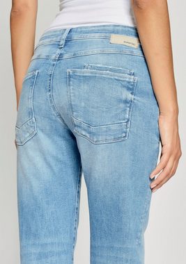 GANG Boyfriend-Jeans 94NADIA 5-Pocket Style mit Reißverschluss und Knopf