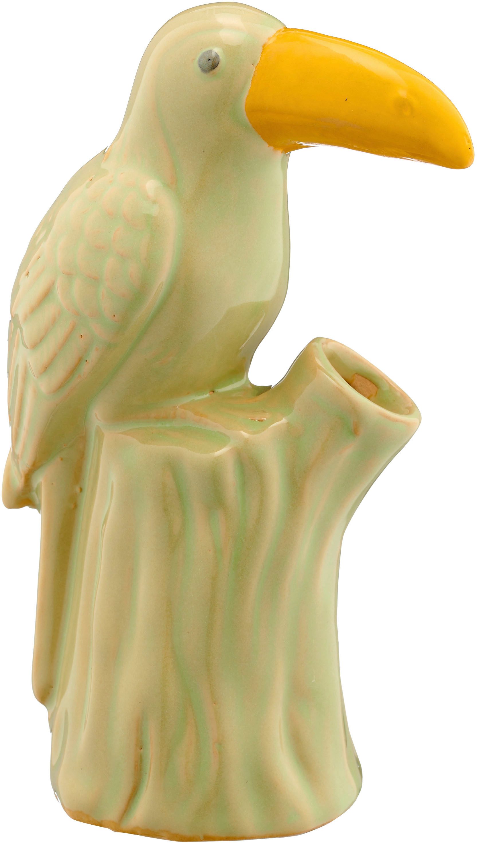 Creativ home Tischvase, im Tukan-Design