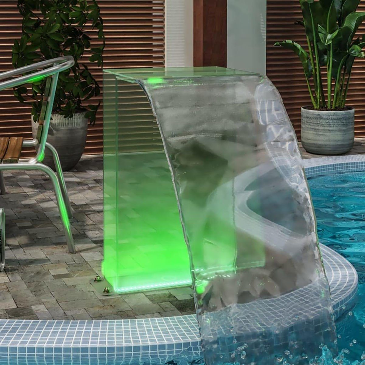 51 DOTMALL Poolbrunnen RGB-LEDs, mit Acryl, cm Gartenbrunnen