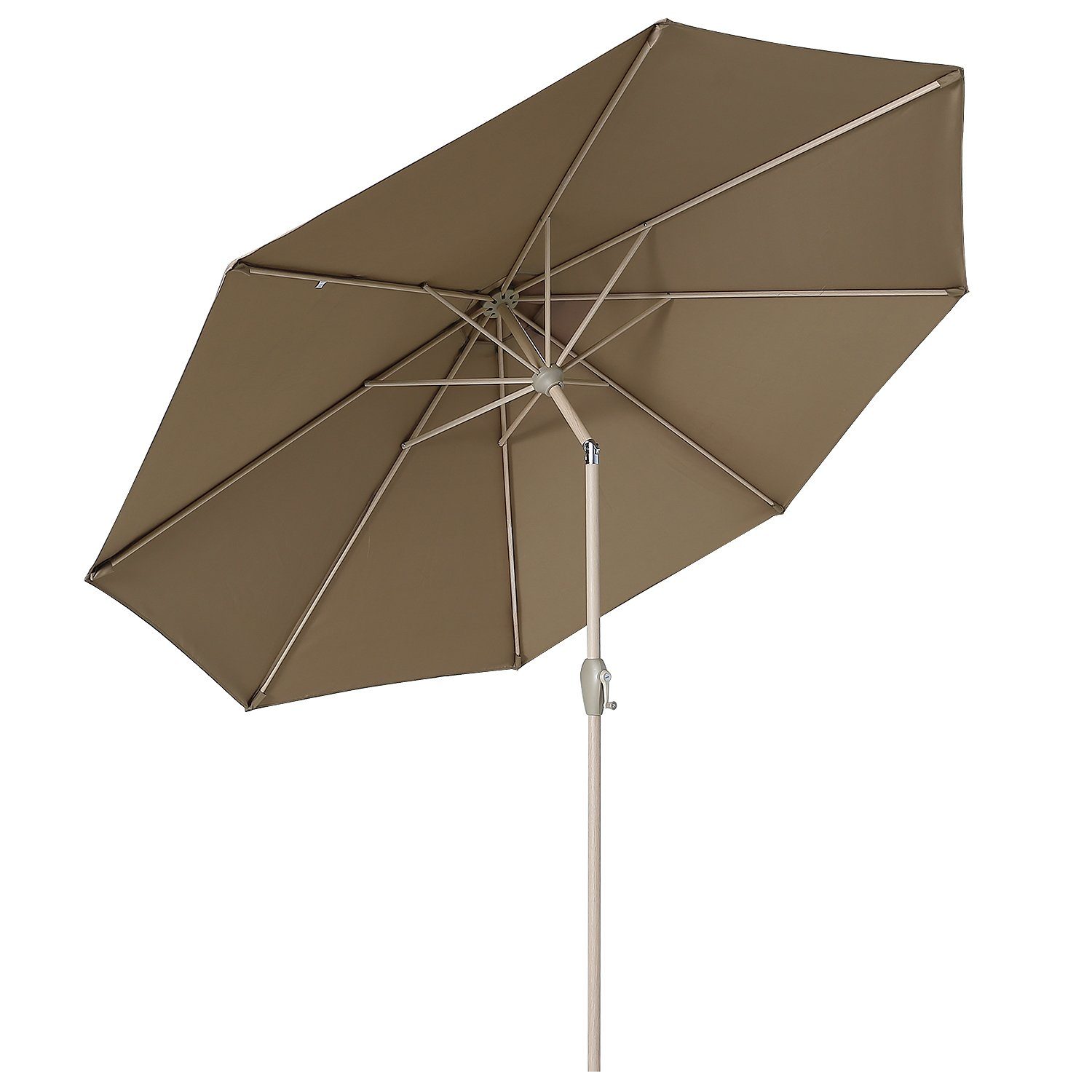 Sekey Sonnenschirm 300cm Gartenschirm 8-eckiger Marktschirm günstig online kaufen