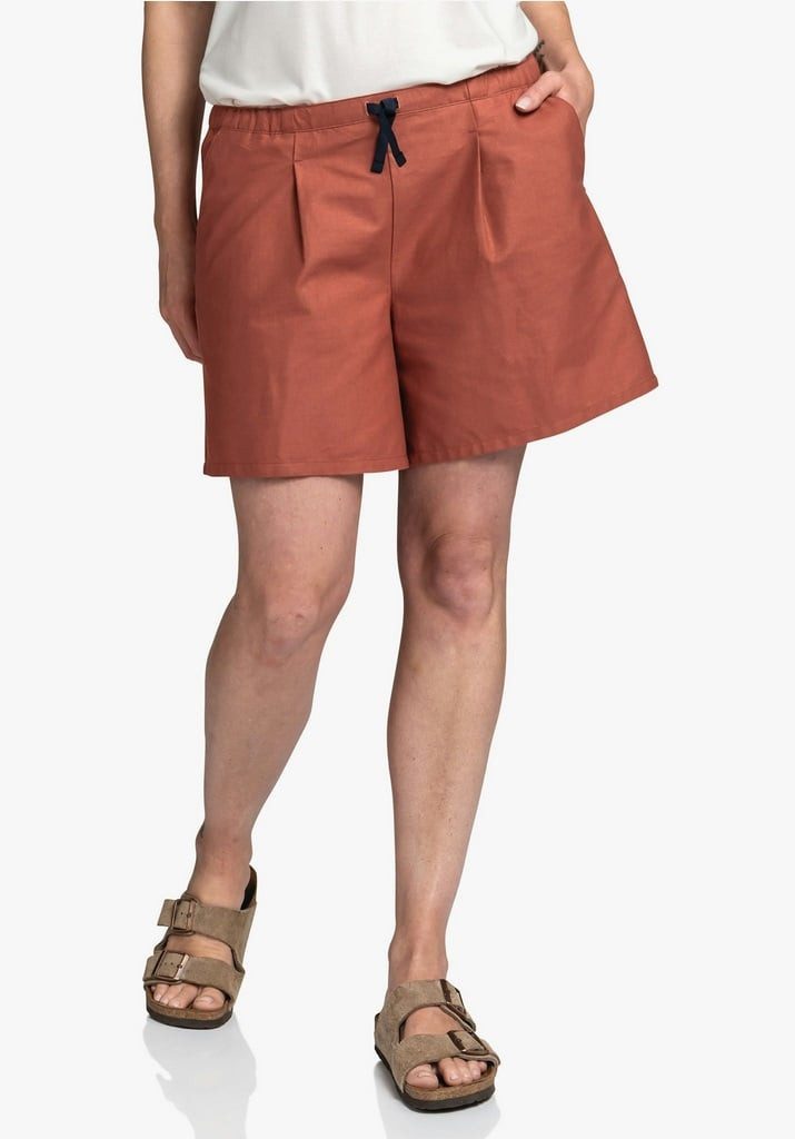 Schöffel Шорты Freizeithose Bilbao (hoher Tragekomfort) kurz ziegelsteinrot Damen