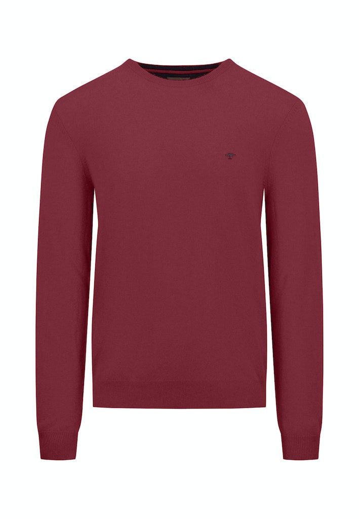 FYNCH-HATTON Wollpullover Fynch-Hatton / He.Pullover / O-Neck, Merino Cashmere