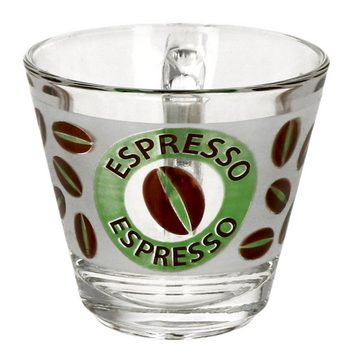 Ritzenhoff & Breker Tasse 6er Set Espressotasse 80ml Cremona Grün 6 cm - Ritzenhoff 0806151