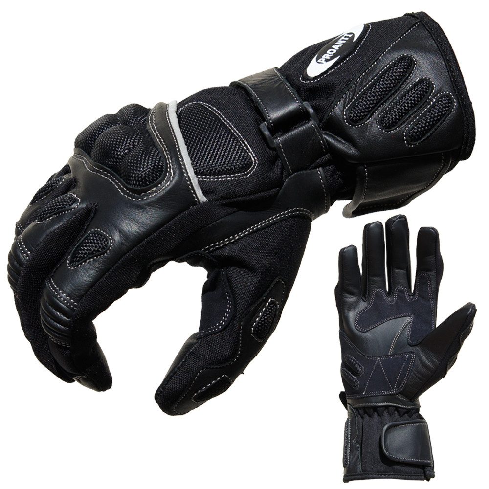 PROANTI Motorradhandschuhe PROANTI Sommer City Motorradhandschuhe schwarz