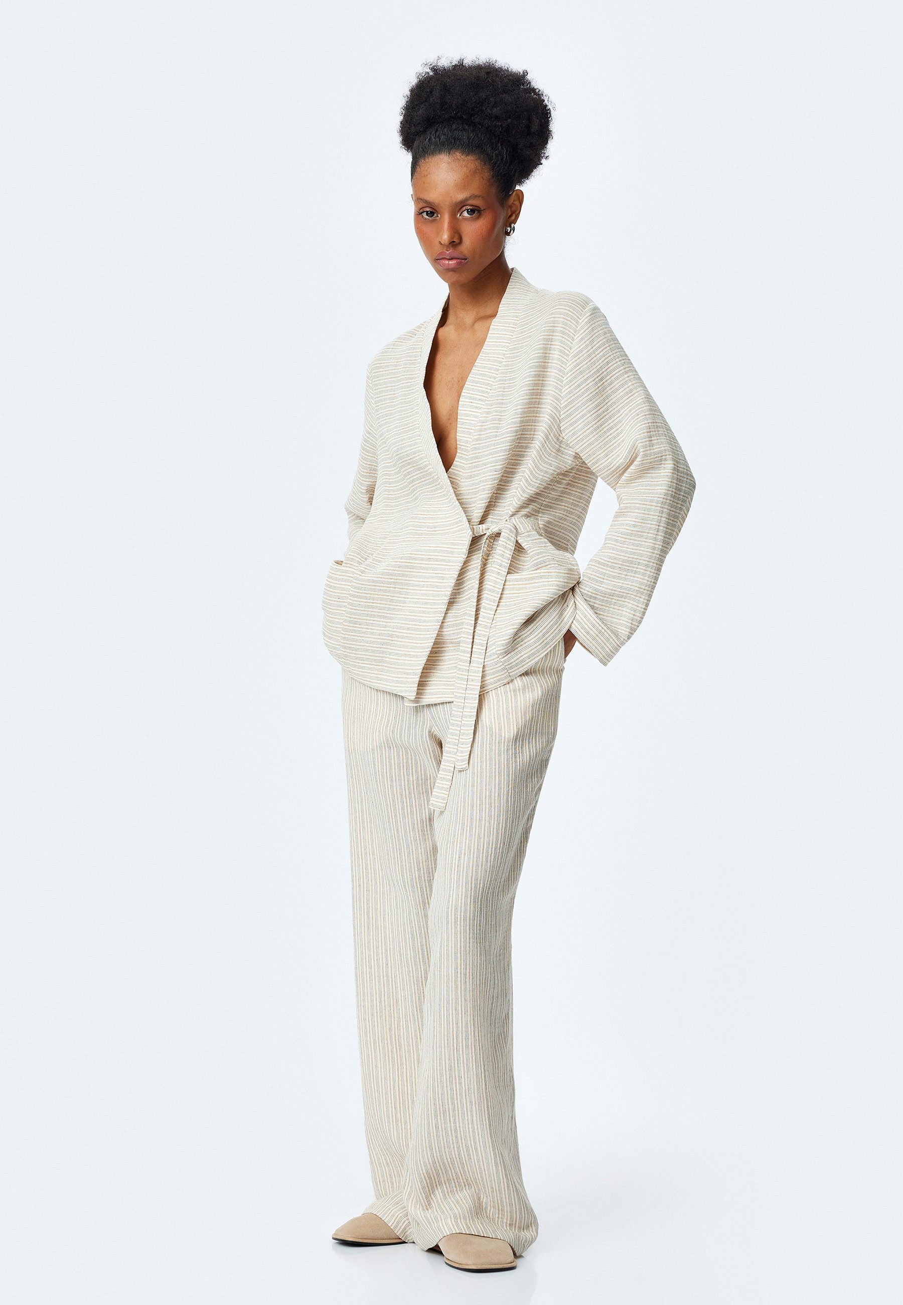 Koton Kimono Umschlagkragen Relax Kimono