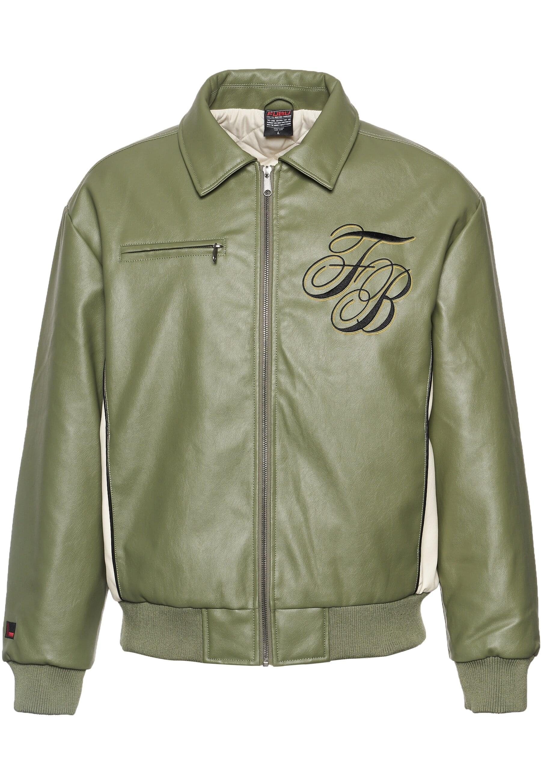 Fubu Collegejacke Fubu Herren FM234-008-2 FUBU FB Initials Leather Coach Jacket (1-St)