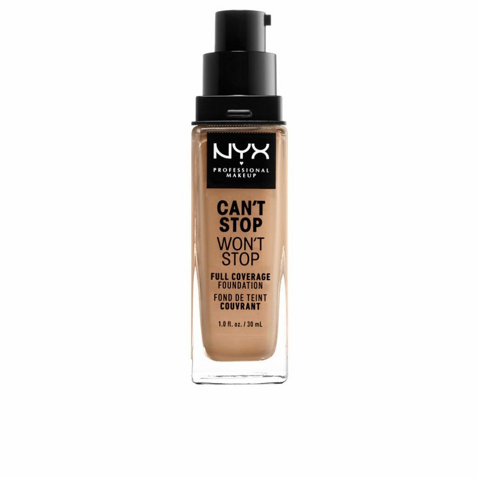 NYX Foundation Can´t Stop Won´t Stop Full Coverage Foundation Neutral Buff  30ml, Damen