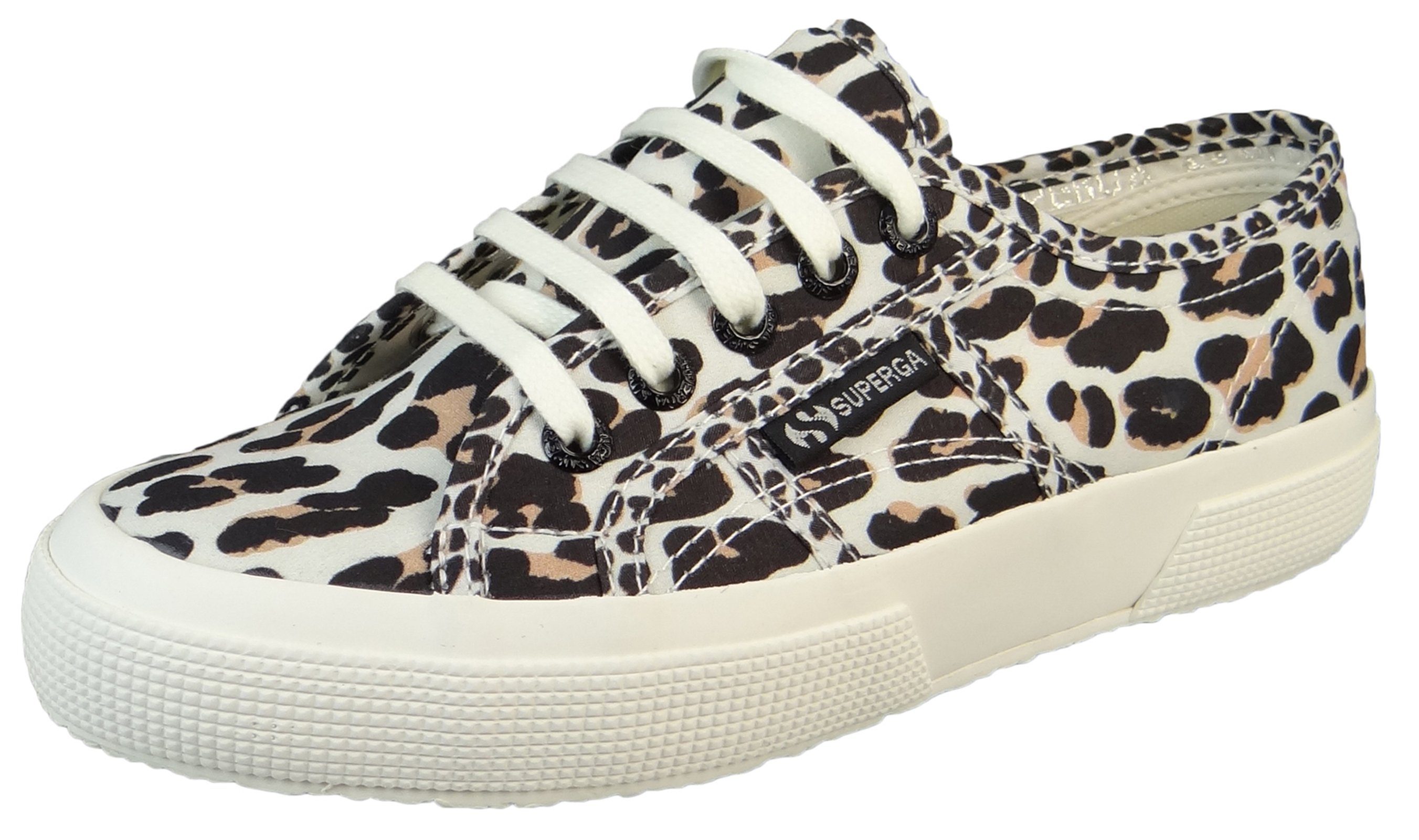 Superga S4121SW AAD Lt Beige Leopard-F Avorio Sneaker