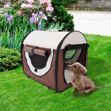 PawHut Tiertransportbox Hundetransportbox in Größe S bis 10 kg