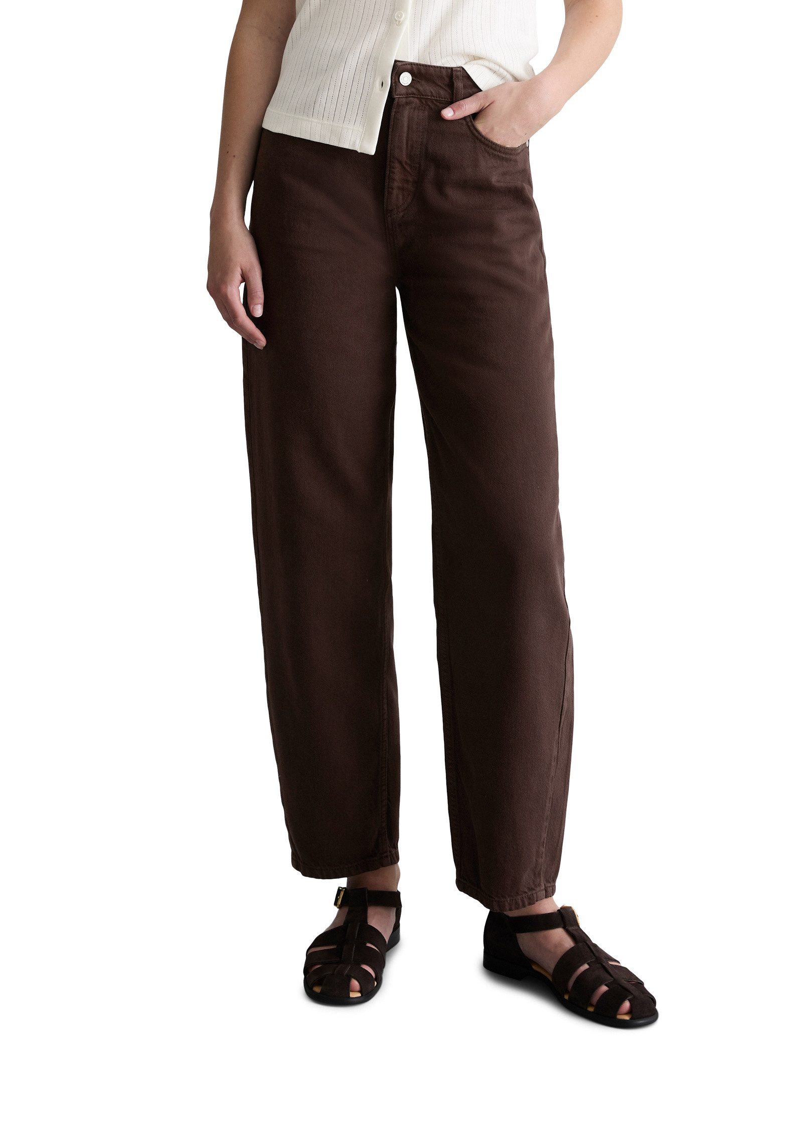 Relax-fit-Jeans aus Rigid Denim
