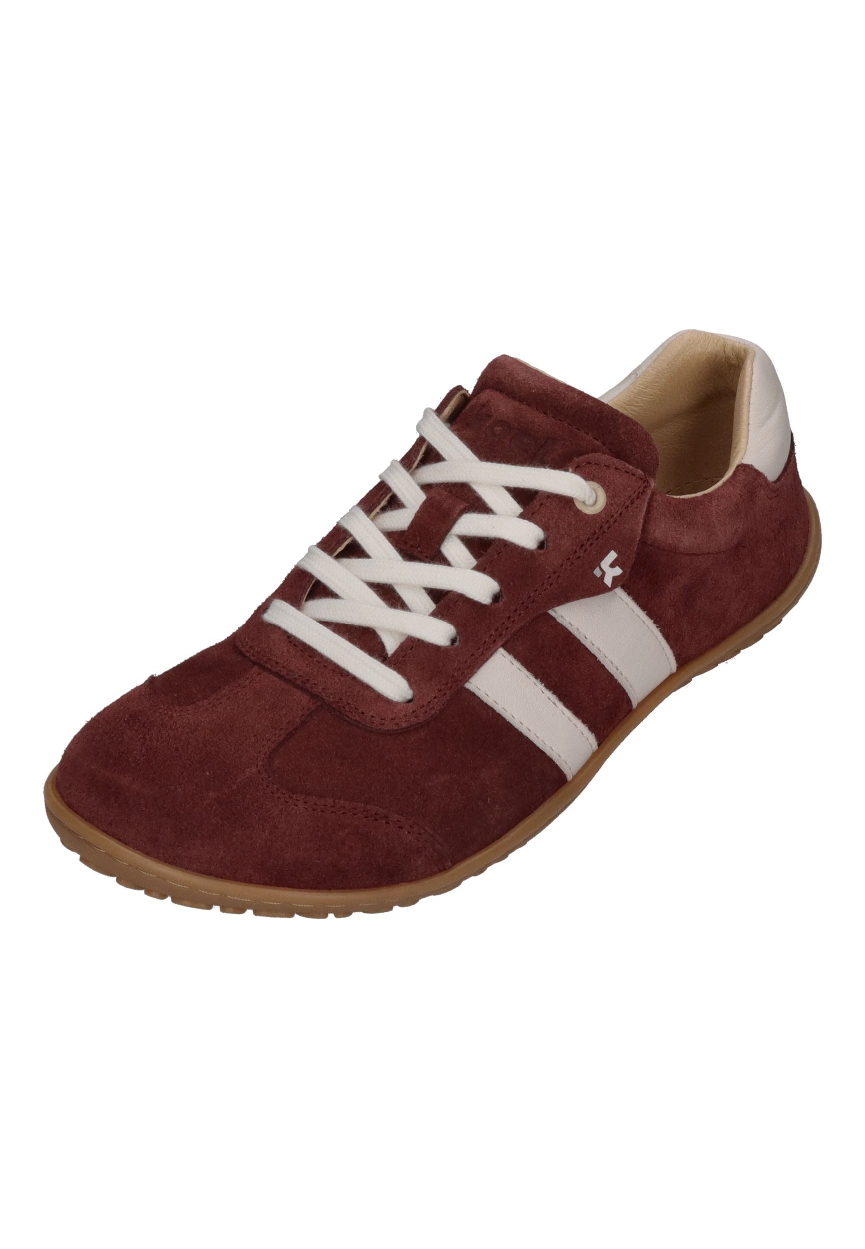 KOEL ILA SUEDE Barfußschuh bordo off white