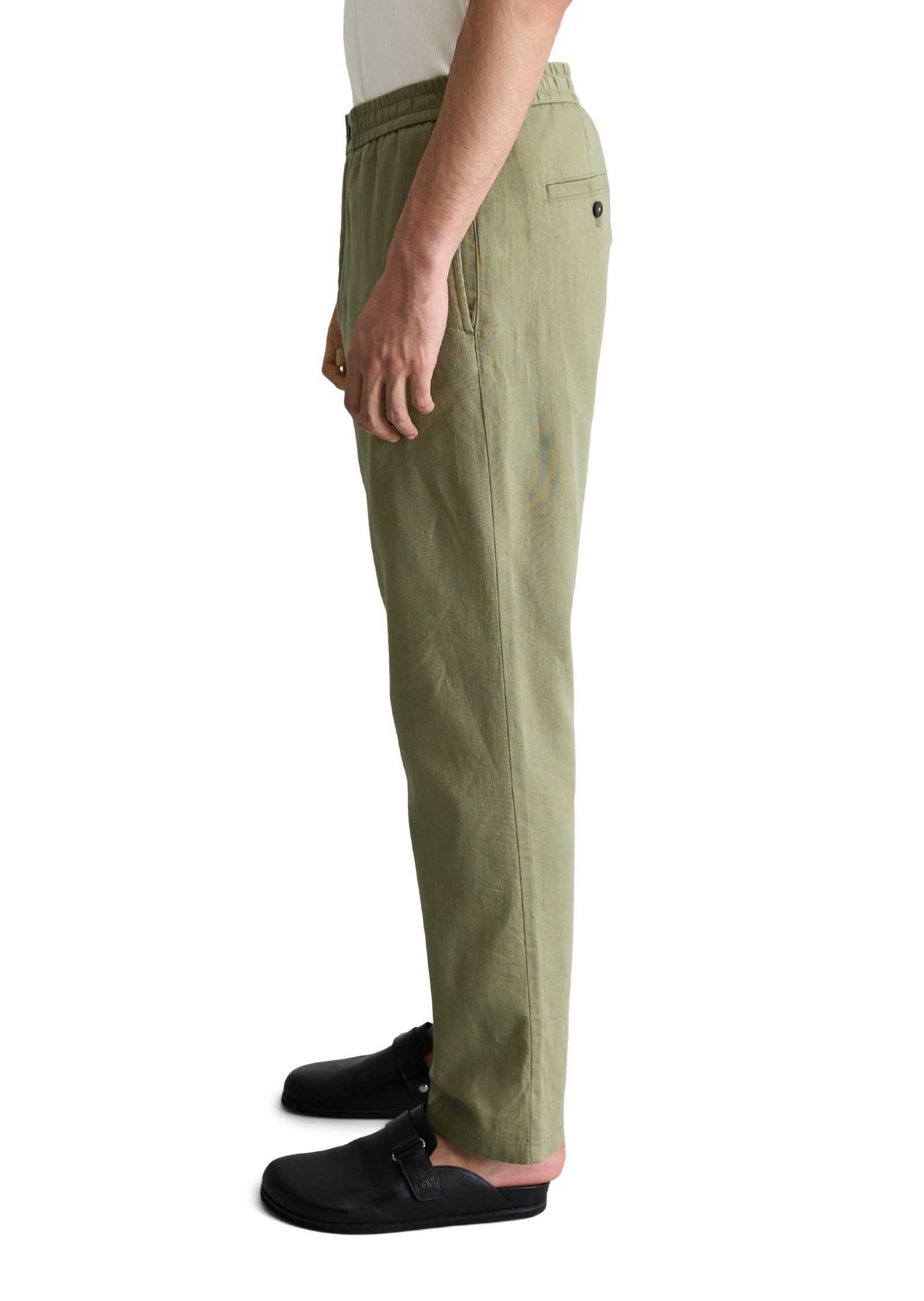 Marc O'Polo DENIM Chinohose aus Bio-Baumwolle und Leinen