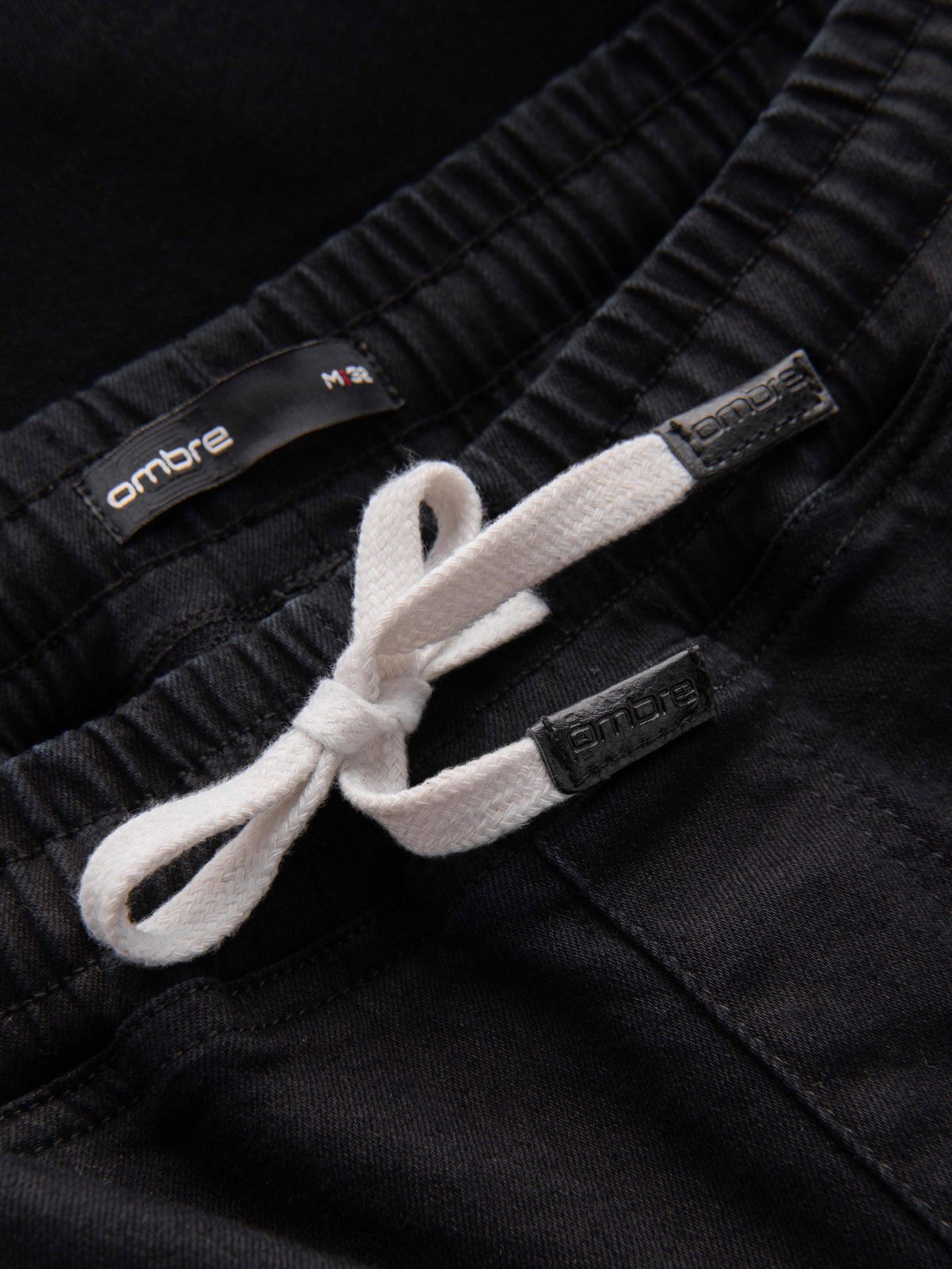 OMBRE Jeggings Herren-Jogginghose aus Denim mit Streifen