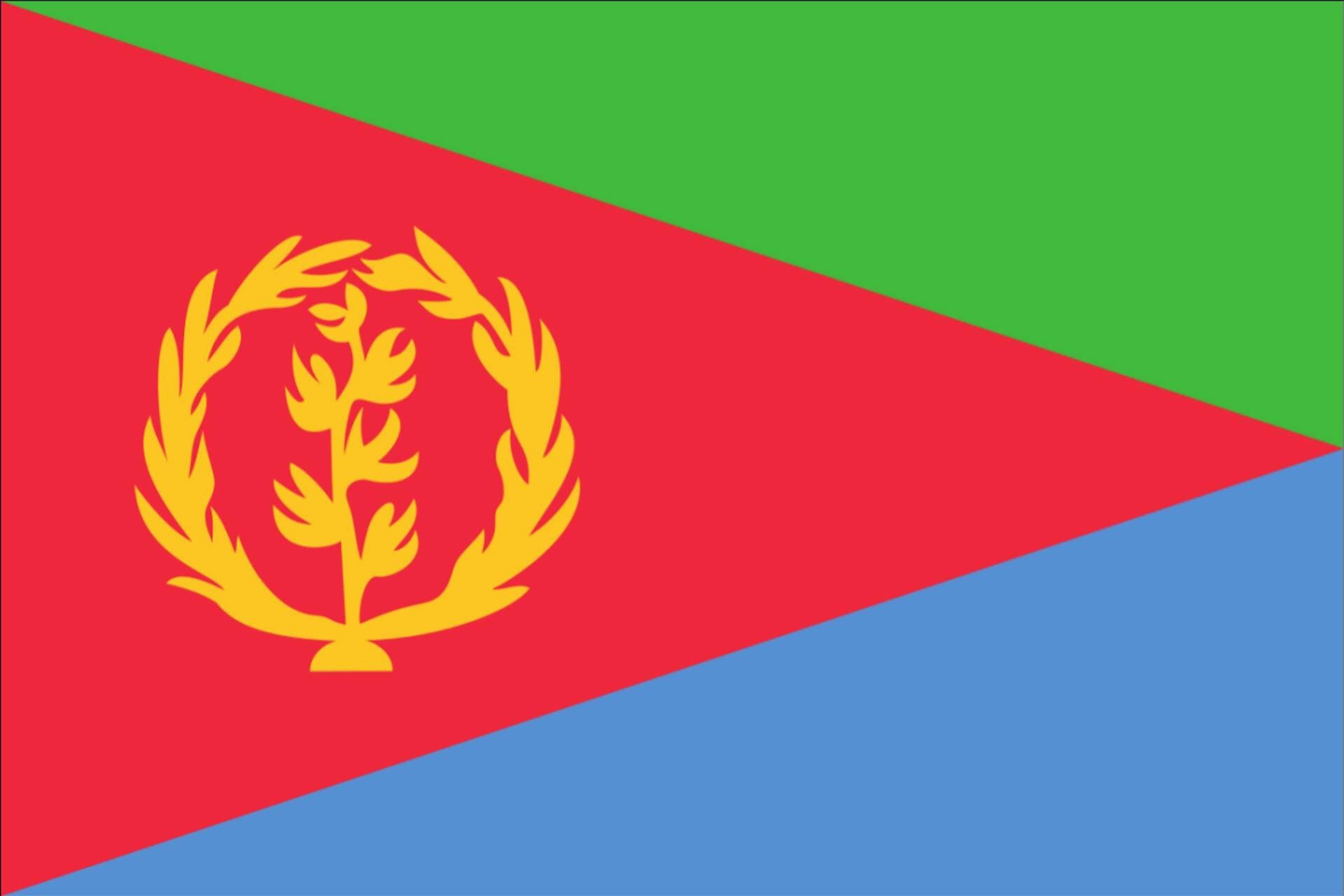 flaggenmeer Querformat 160 Flagge Eritrea g/m²