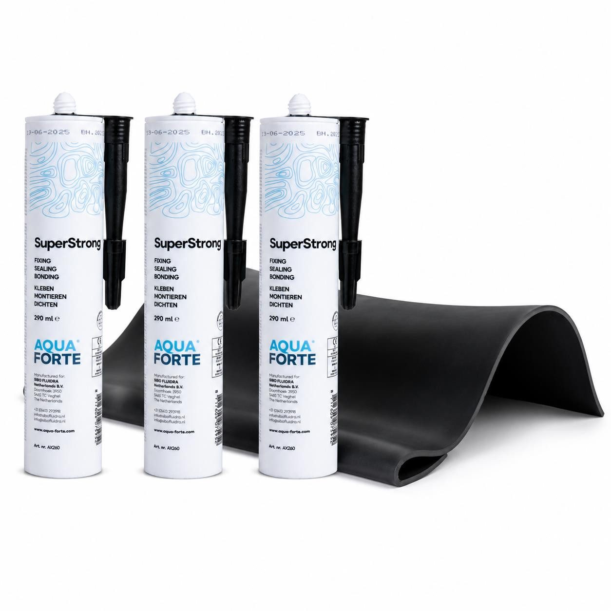 Aquaforte Aquarien-Substrat Aquaforte Teichkleber Aquarienkleber Unterwasserkleber Super Strong