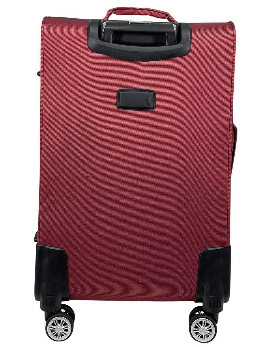 MTB Koffer Stoffkoffer 4-Rollen Trolley Koffer Reisekoffer Tasche Reisetasche – Bild 3 von 5