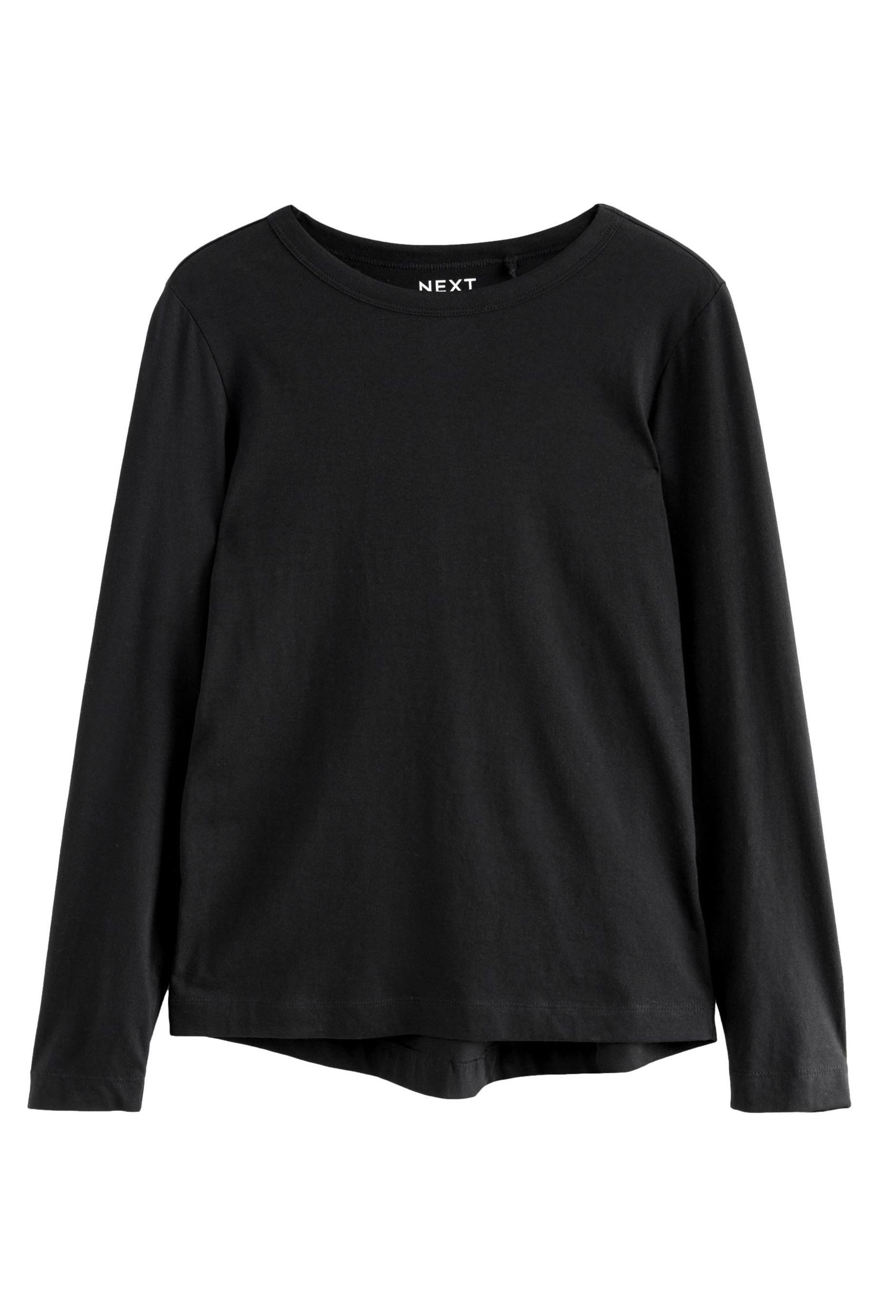 Langarmshirt T-Shirt aus 100 % Baumwolle