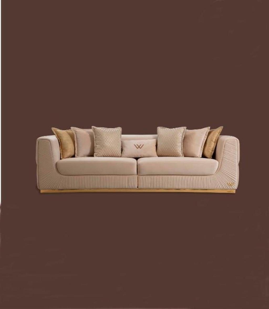 JVmoebel 4-Sitzer Sofa Made Polster Teile, Möbel, Sitzer Design 1 Sitz Relax in Sofas Europa 4 Couchen Leder