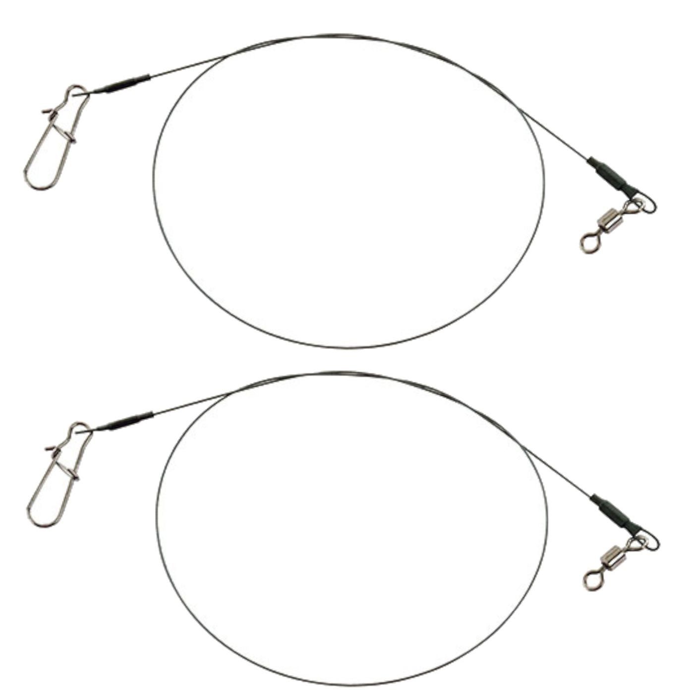 Kunstköder Fox Rage Strike Point 7 Strand Titanium Leader 50cm -2 Titanvorfächer