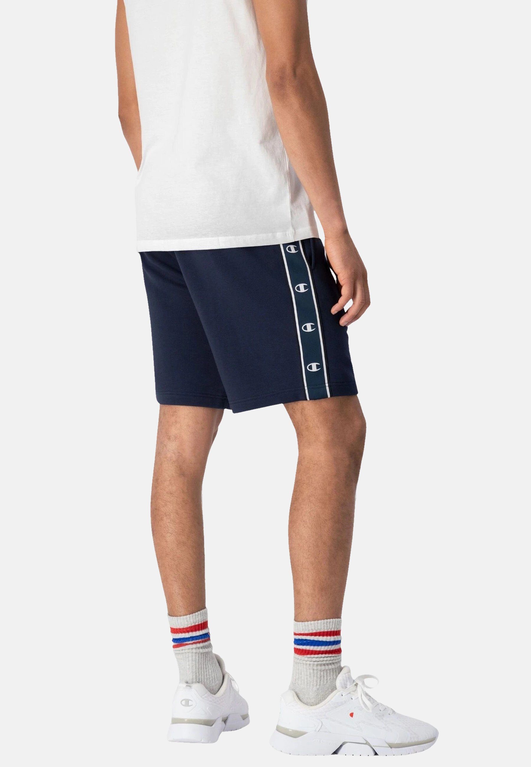 mit aus (1-tlg) French Champion Terry Shorts Sweatshorts dunkelblau Sweat-Shorts schwerem