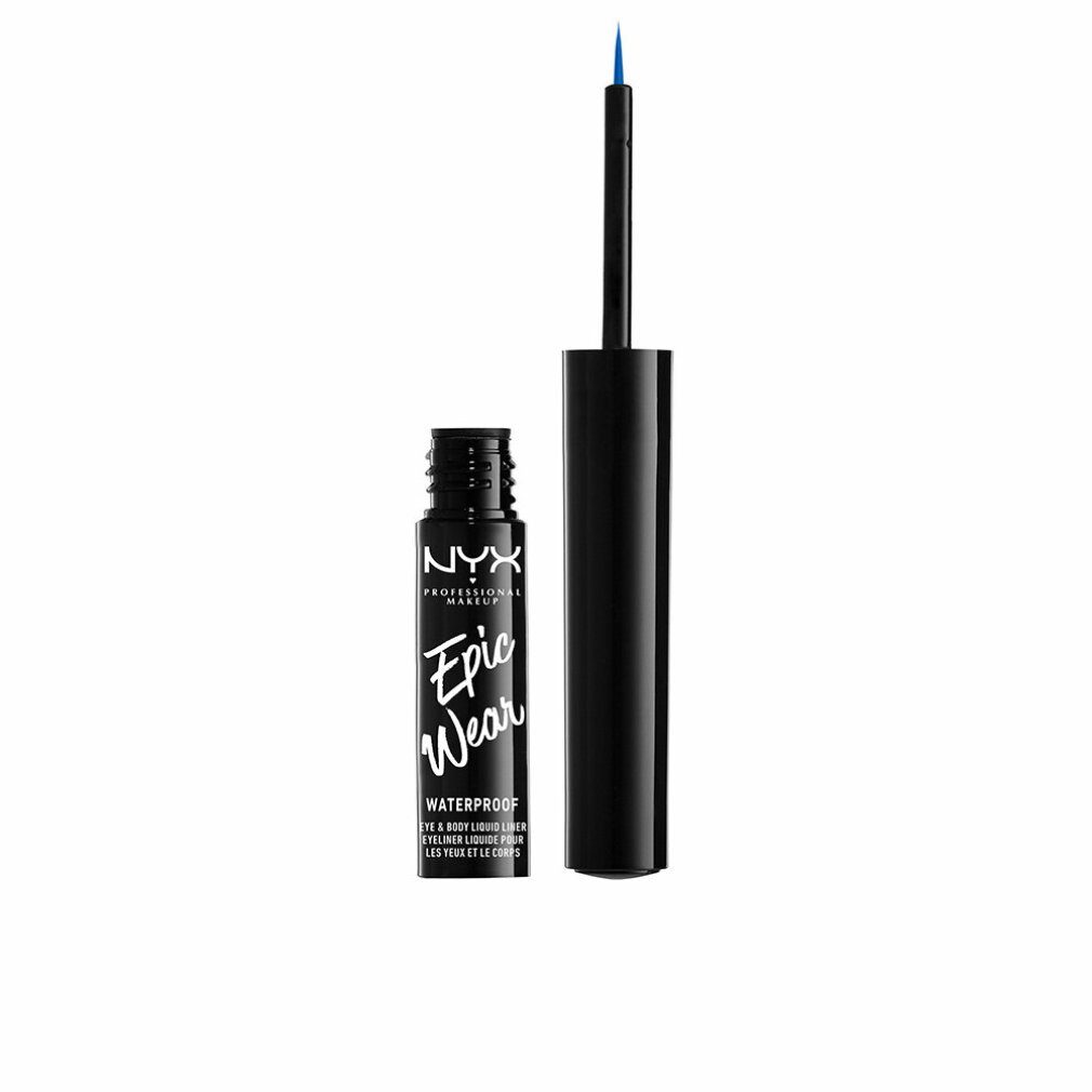 Nyx Professional Make Up Eyeliner EPIC WEAR waterproof liquid liner #sapphire