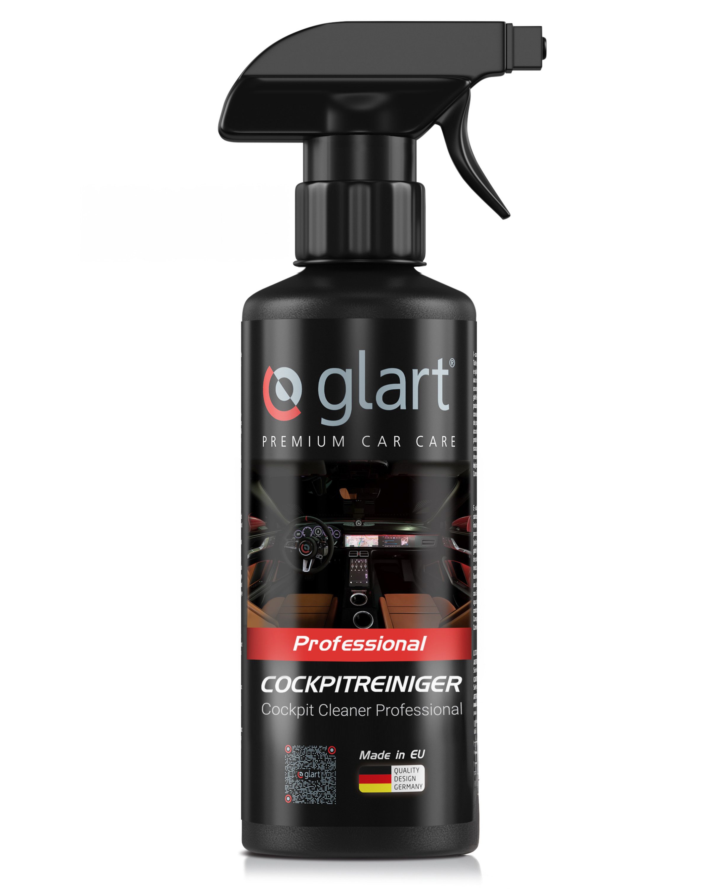 Glart 45CR Cockpitpflege Innenraum Auto - Universal Cockpit Reiniger 500ml Auto-Reinigungsmittel