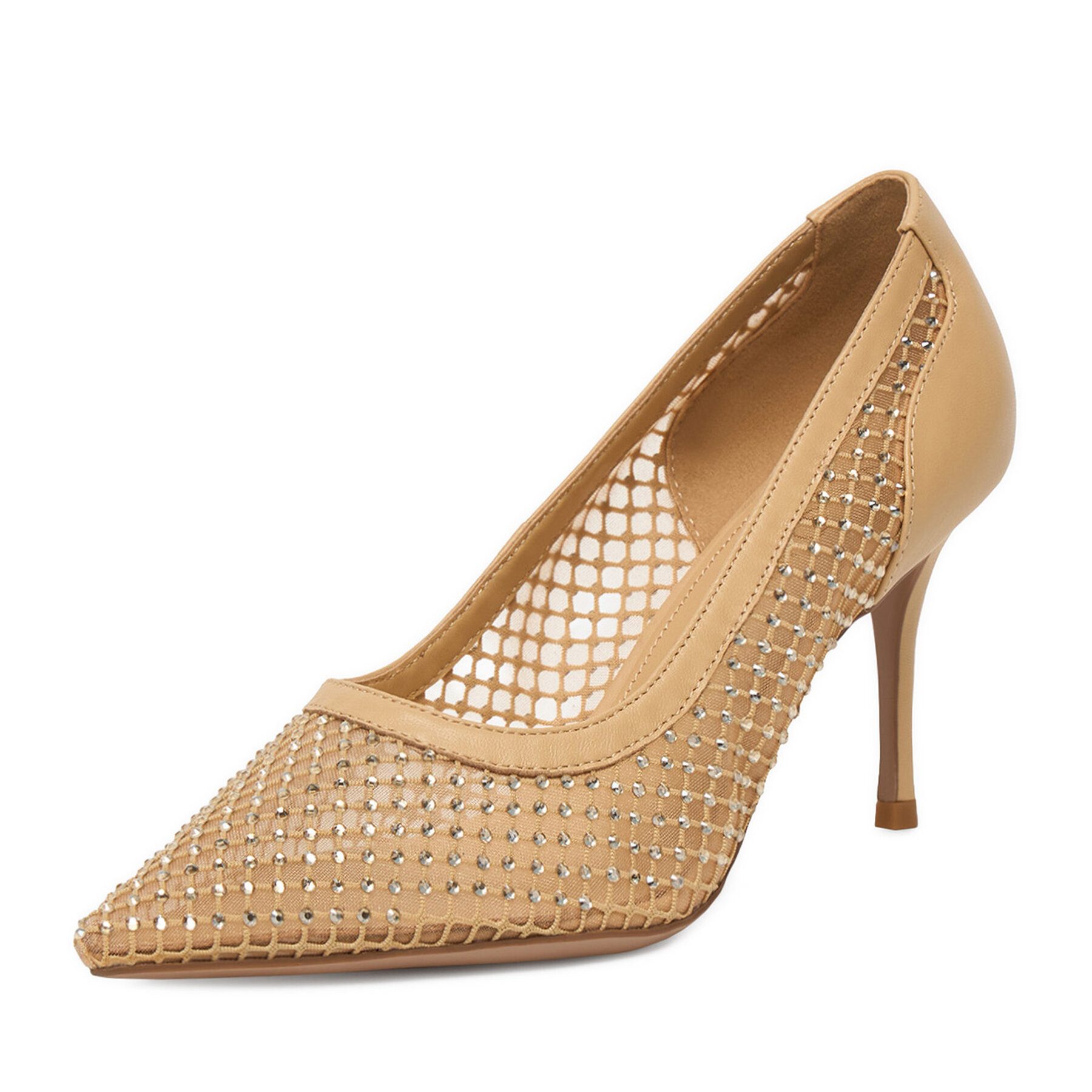 Eva Minge Eva Minge Damen Beige High Heels High-Heel-Stiefel