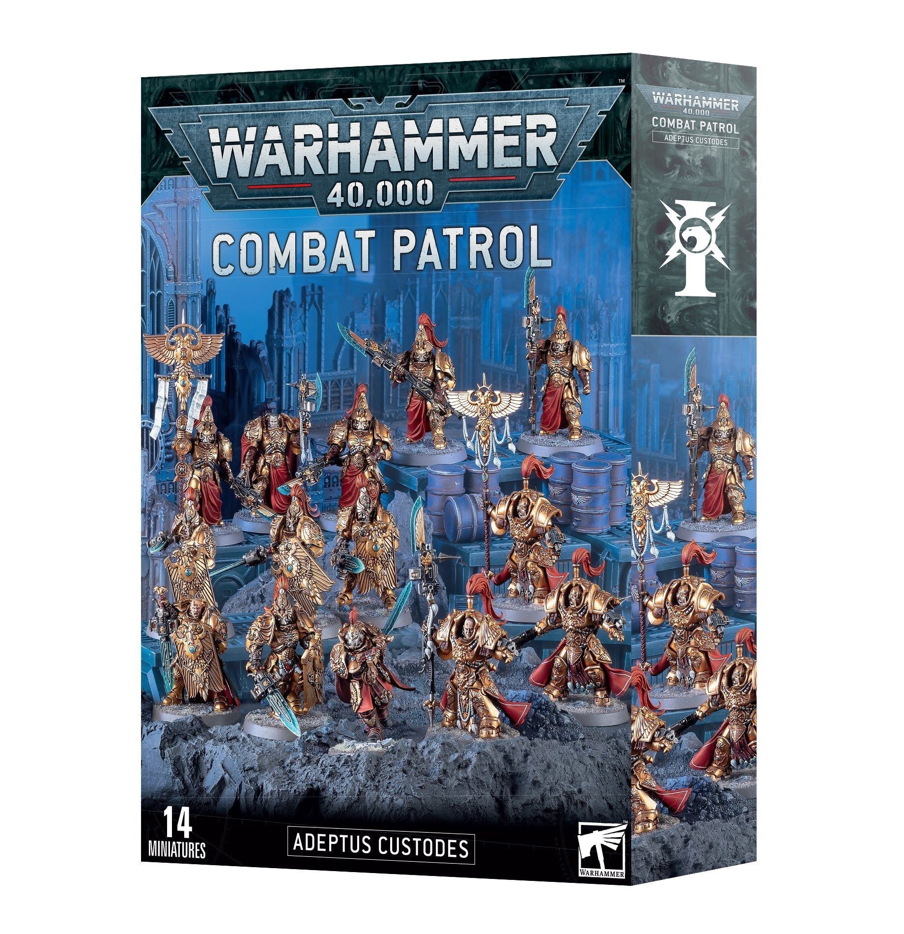 Warhammer 40.000 Spielfigur Warhammer 40.000 Adeptus Custodes Combat Patrol