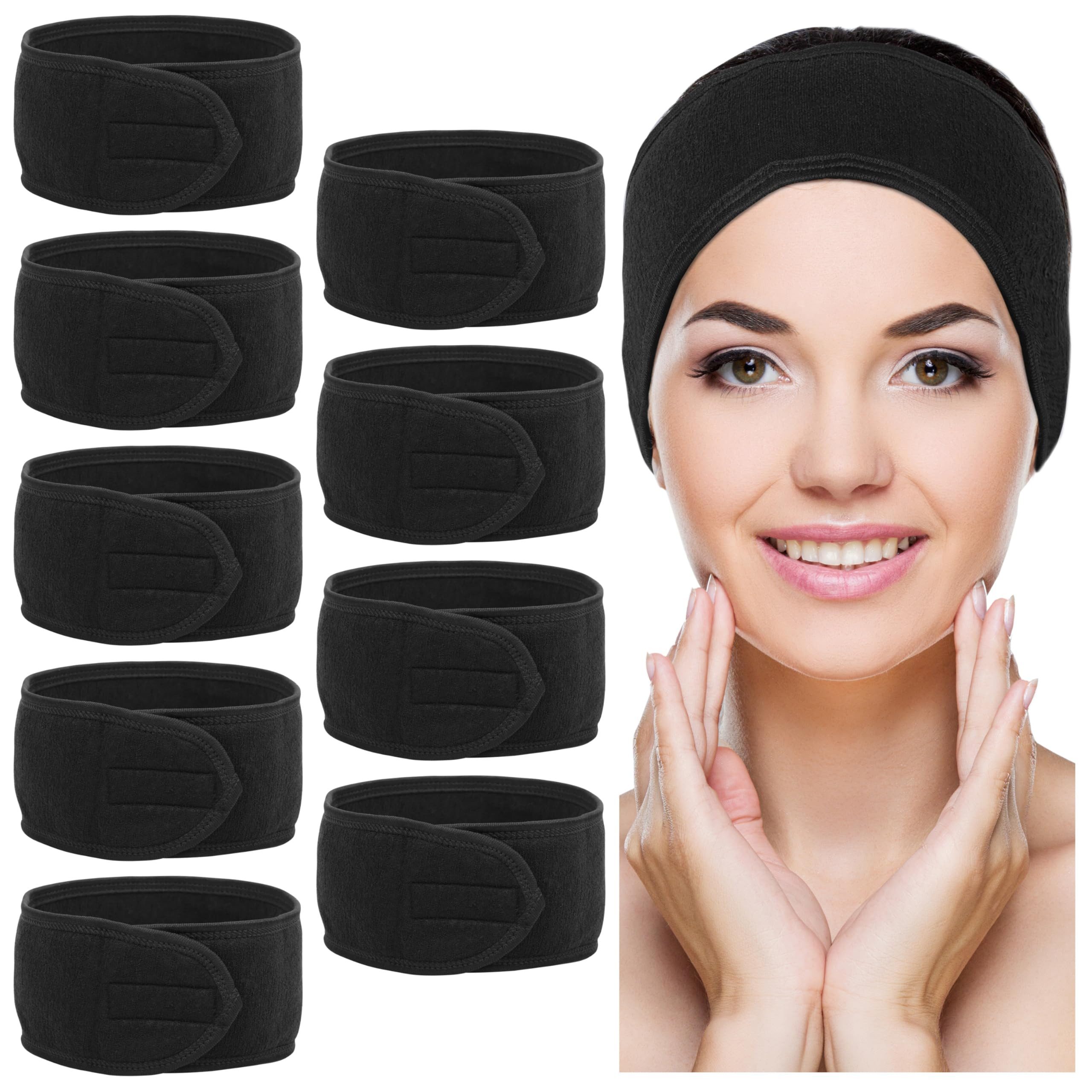 Belle Vous Haargummi Belle Vous 10er-Pack Kosmetik Stirnband schwarz - Ruts günstig online kaufen
