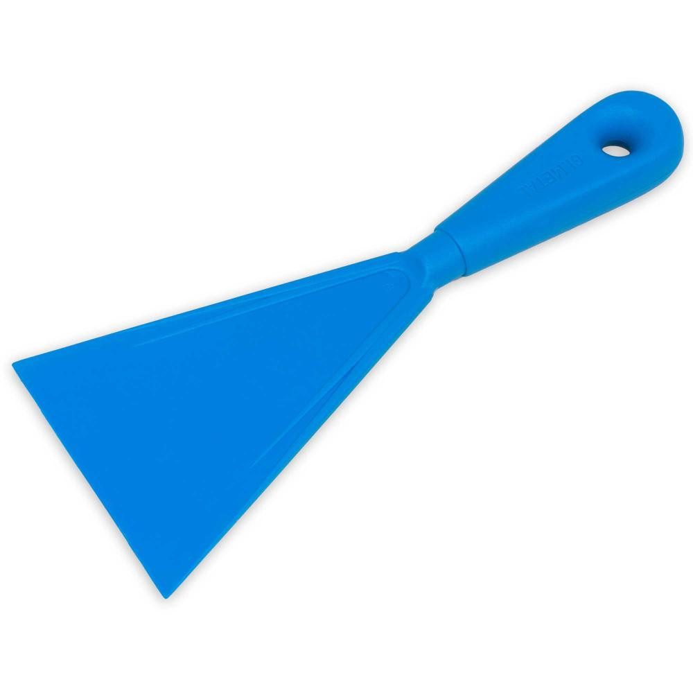 Gi Metal Teigschaber Gi Metal Spachtel LineaPro Blau Eckig 95 mm AC-ST