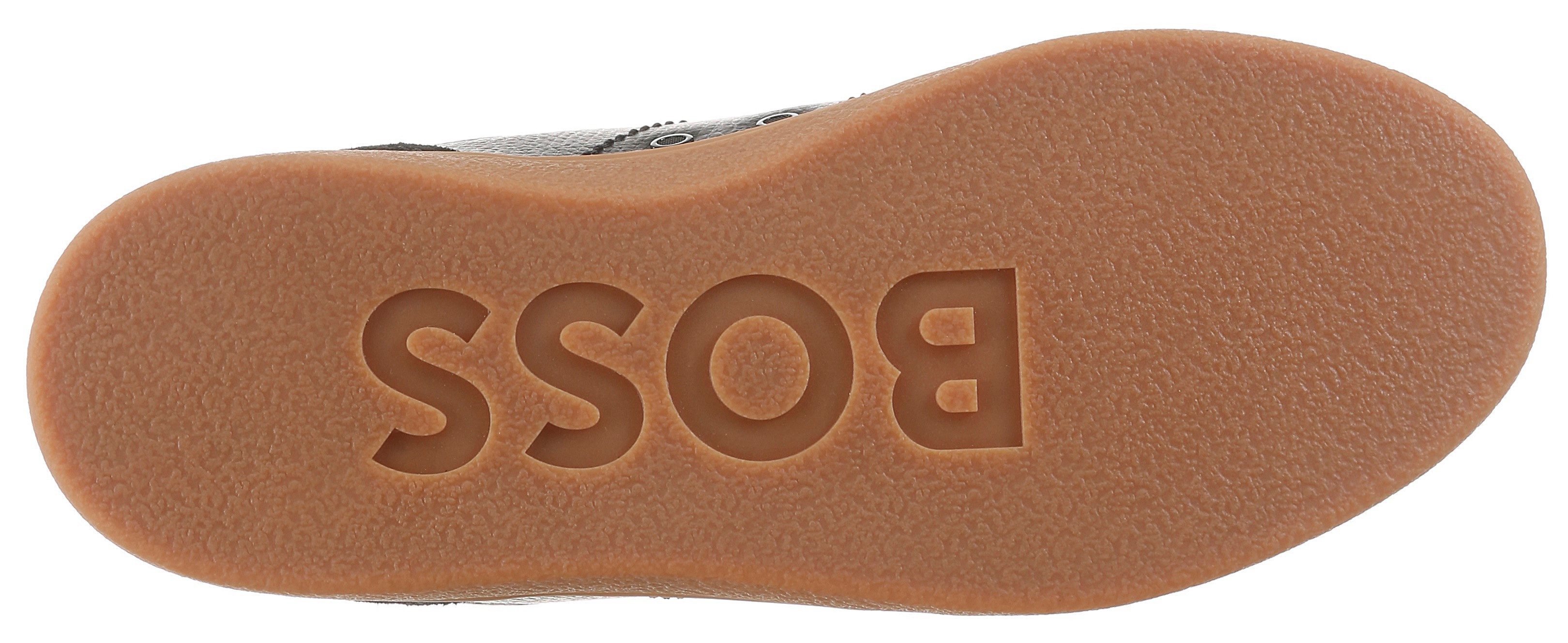 BOSS ORANGE Everlynn Sneaker Schnürschuh, Freizeitsneaker, Halbschuh mit Label