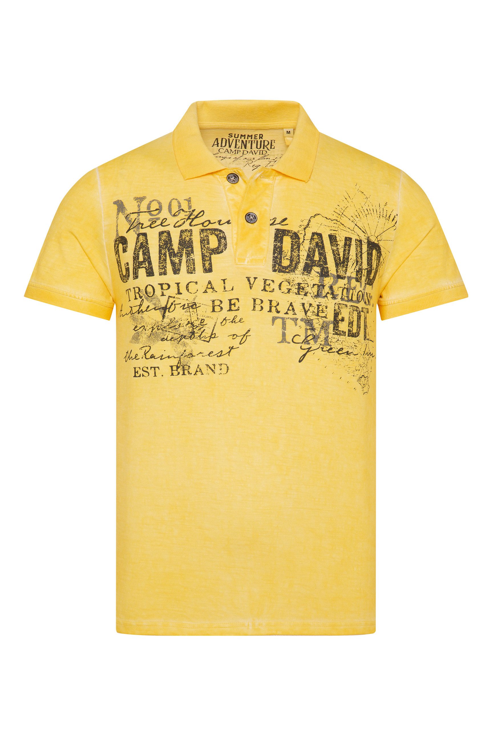 CAMP DAVID Poloshirt aus Baumwolle günstig online kaufen