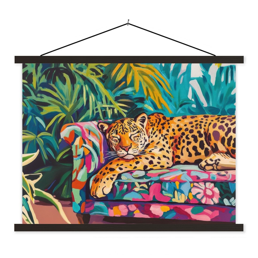 MuchoWow Poster Leopard - Bunt - günstig online kaufen