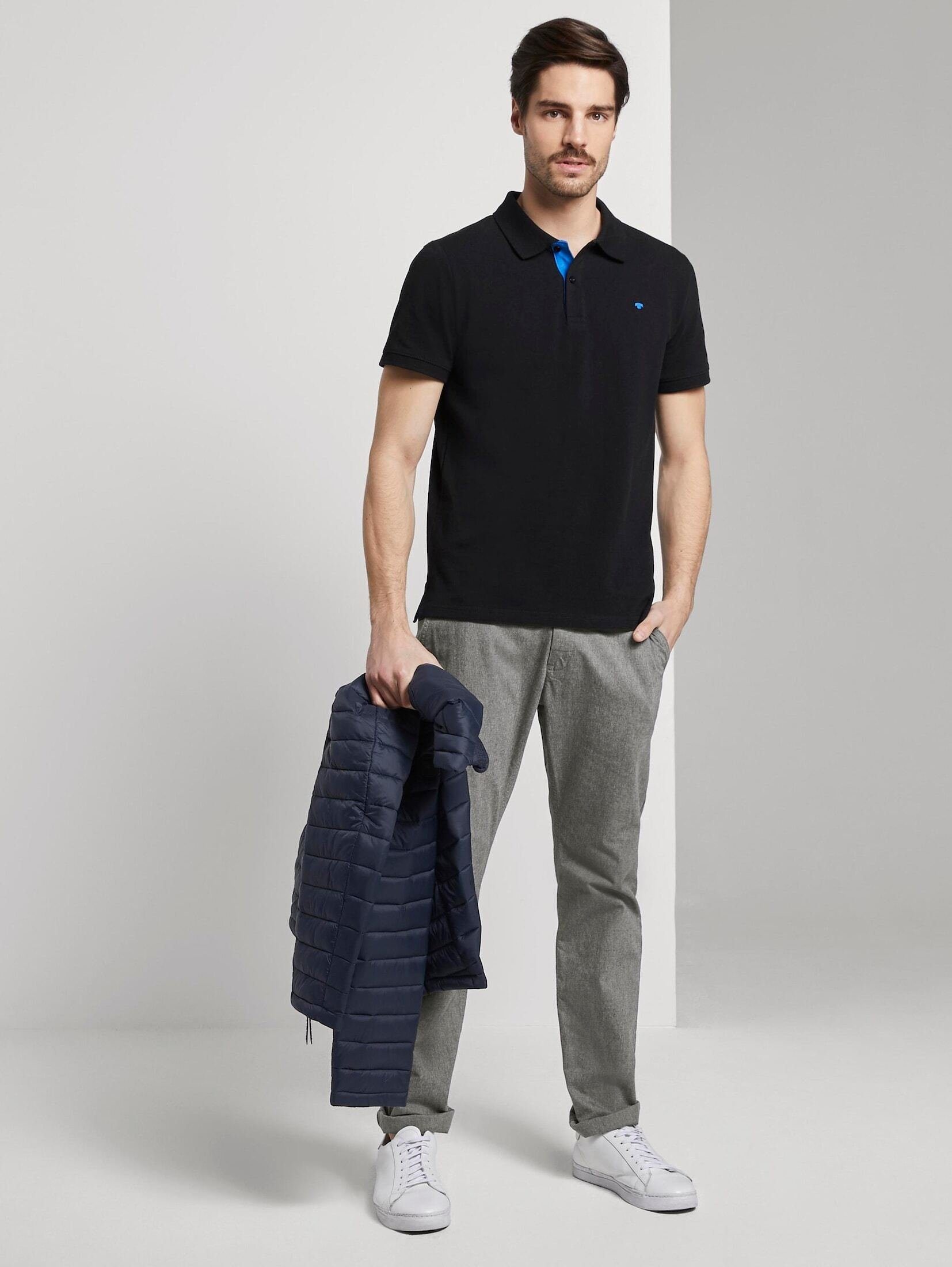 TOM TAILOR Poloshirt Poloshirts Piqué Poloshirt aus Baumwolle