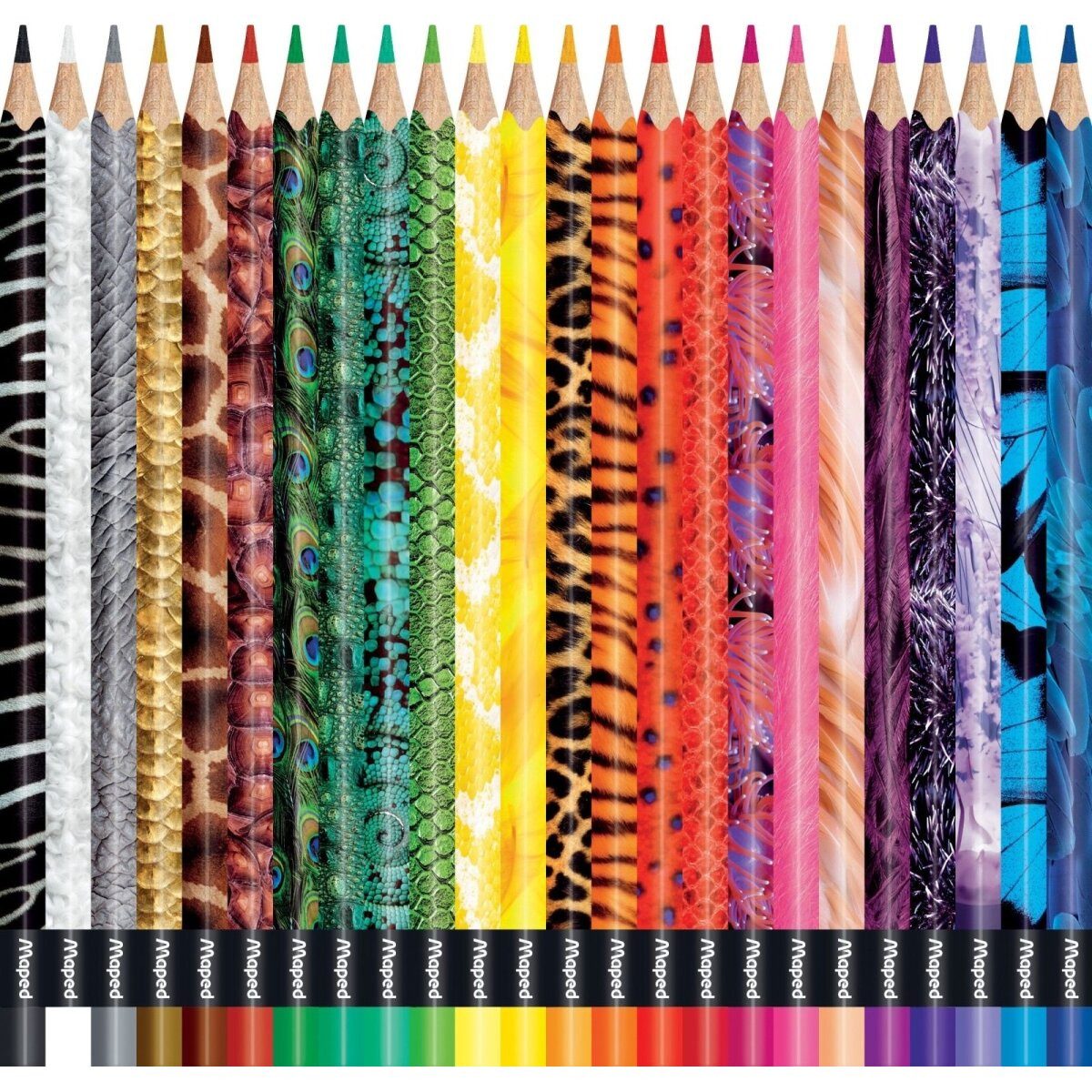 MAPED Buntstift Buntstifte Color'Peps Animals VE=24 Stück Blisterschachtel