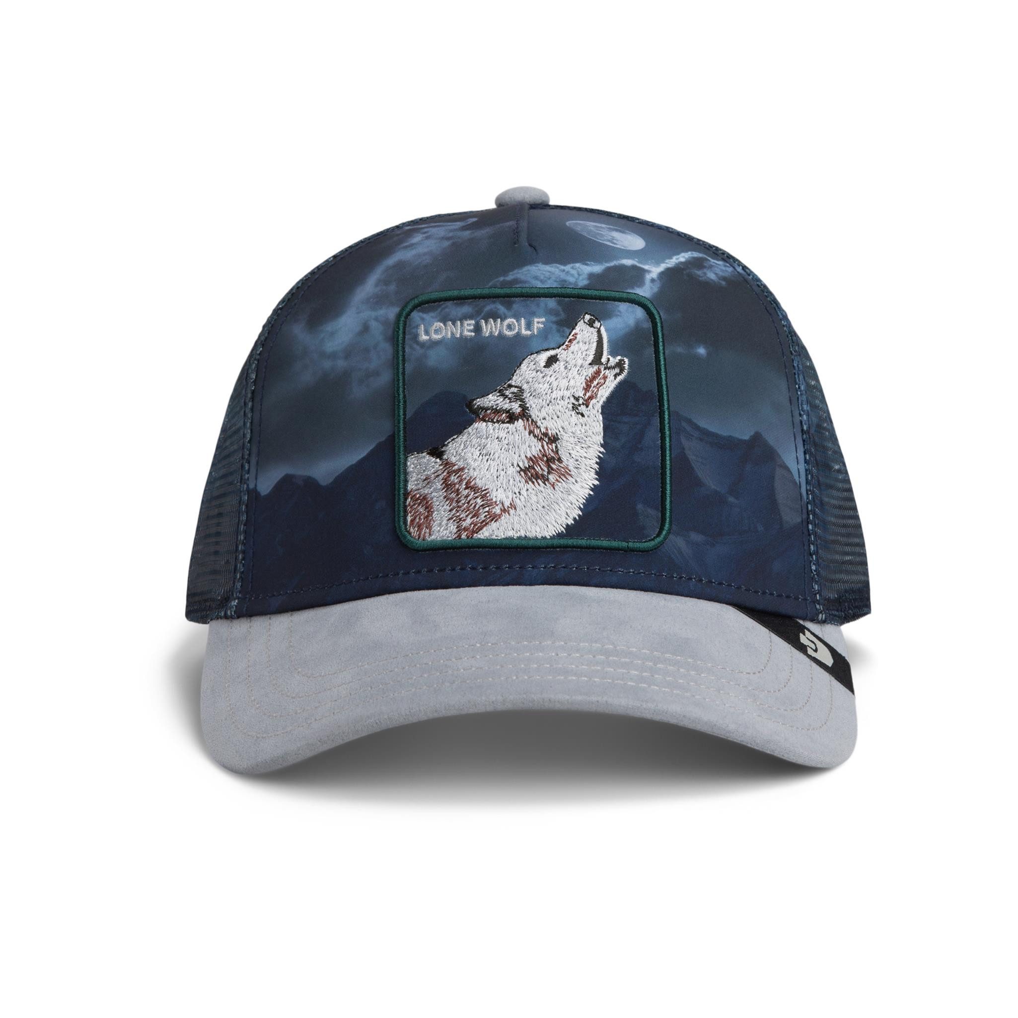 GOORIN Bros. Trucker Cap Goorin Bros. Wolf In The Element Trucker Cap Gloss (Basecap, Basecap, Trucker Kappe, Meshcap)