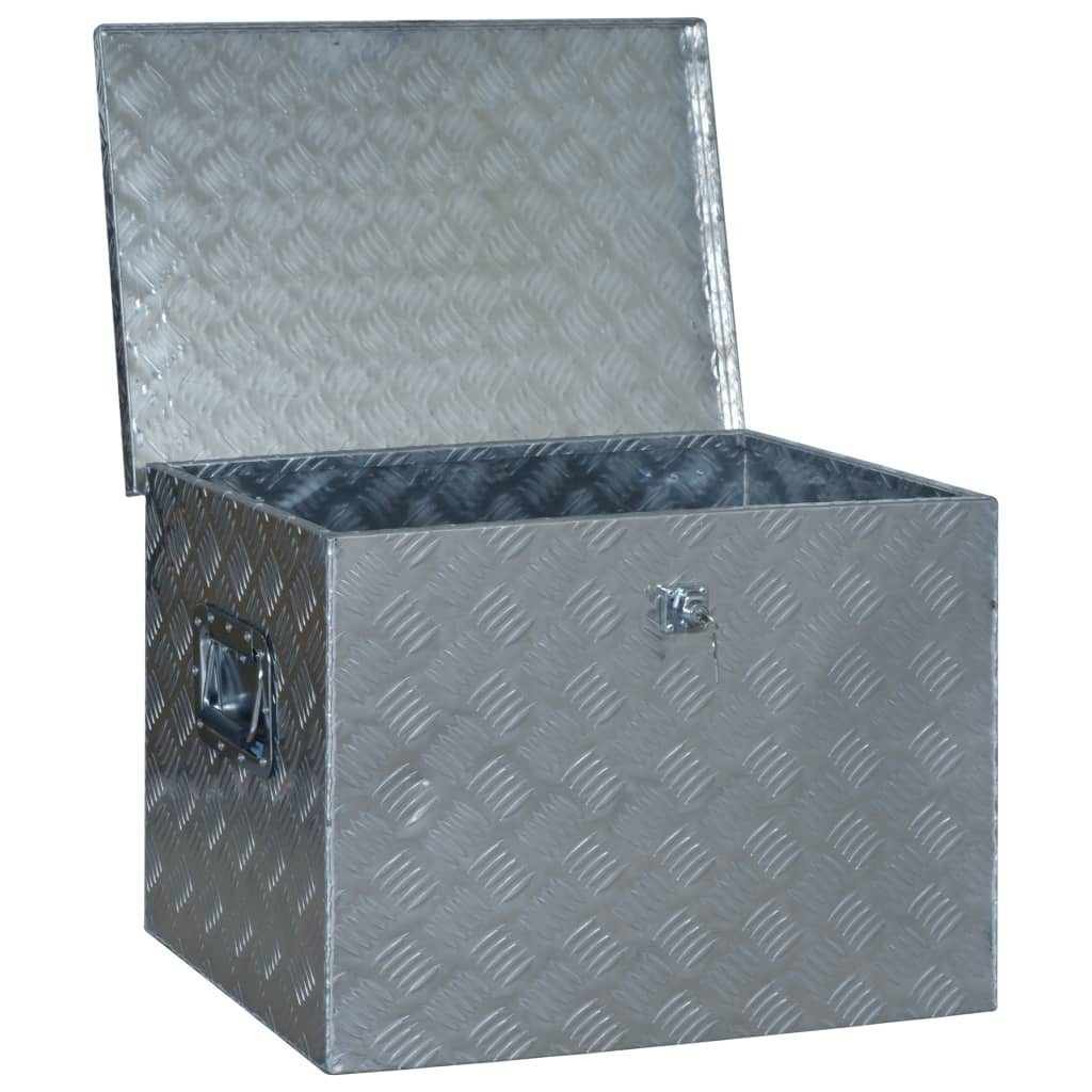 x Silbern Werkzeugbox 455 x 610 mm 430 Aluminiumkiste vidaXL