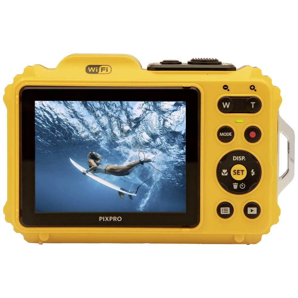 Kodak Pixpro WPZ2 Wasserdichte Kamera, + 2 Ersatzakkus und 16 GB WPZ2YL6 Kompaktkamera