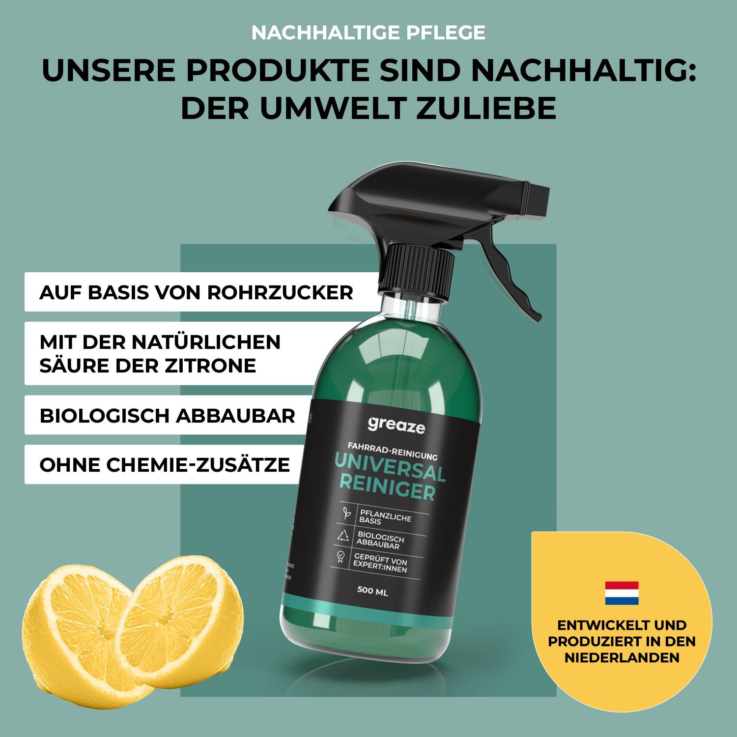 greaze Fahrradketten greaze Universal Fahrrad-Reiniger biologisch abbaubar