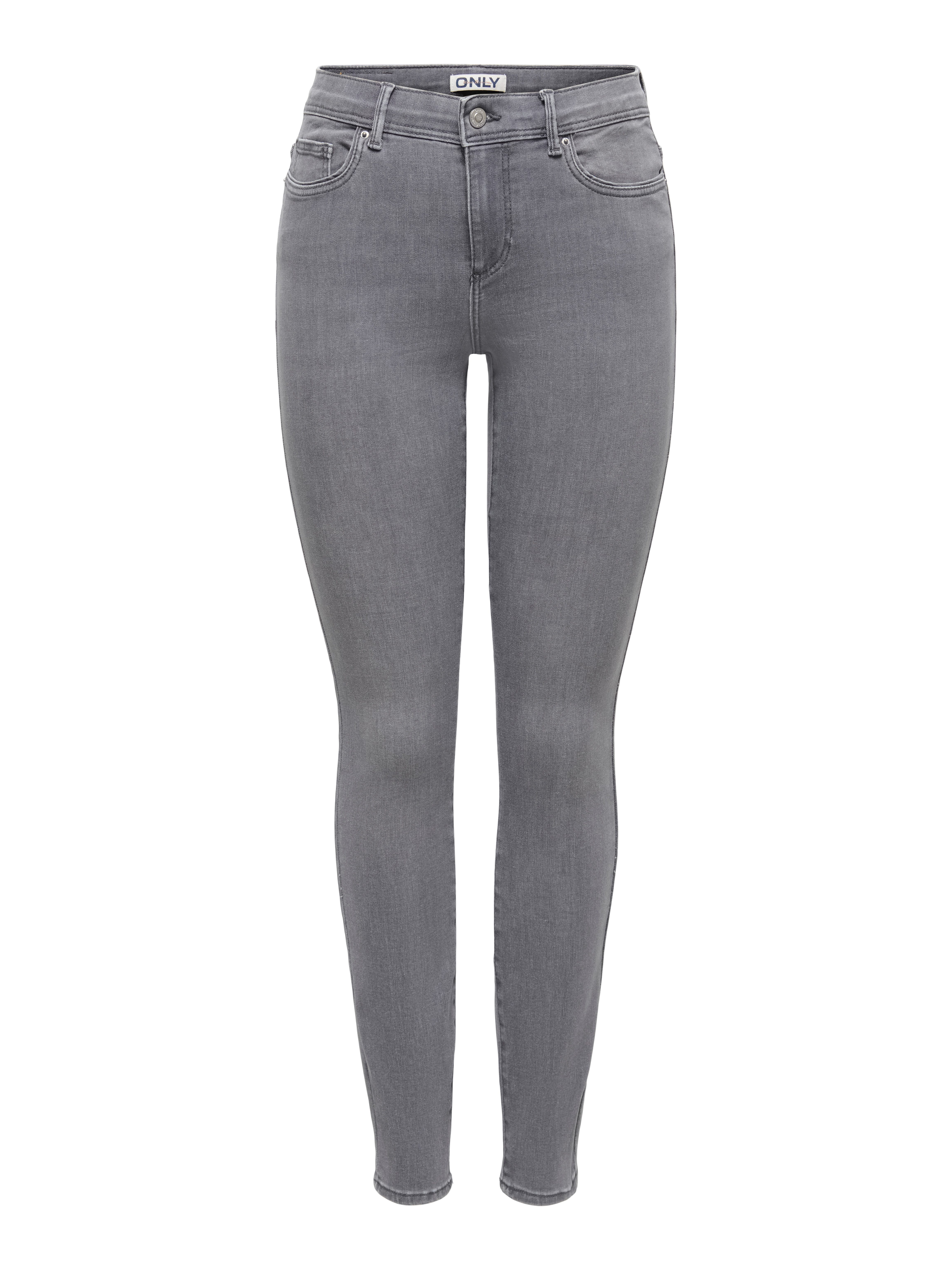 ONLY Skinny-fit-Jeans ONLLINEA MID WAIST LANK SK DNM Baumwollmischung, mid waist, skinny fit