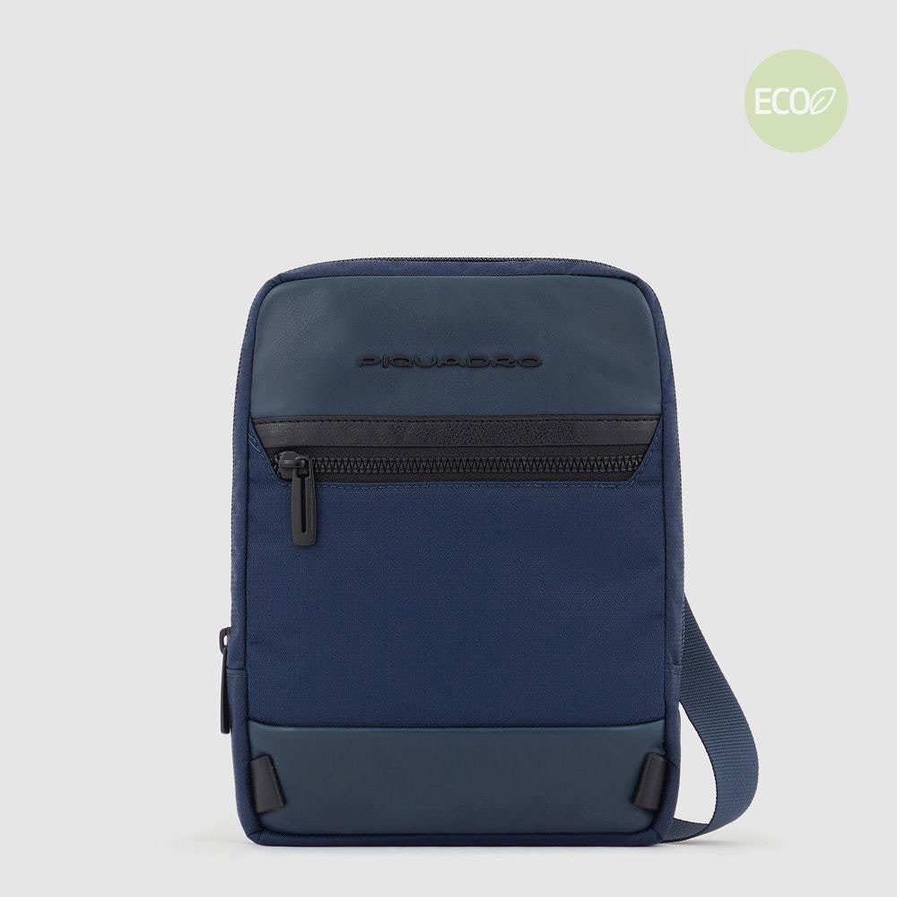 iPad®mini Piquadro Handtasche Keith blu Crossbody