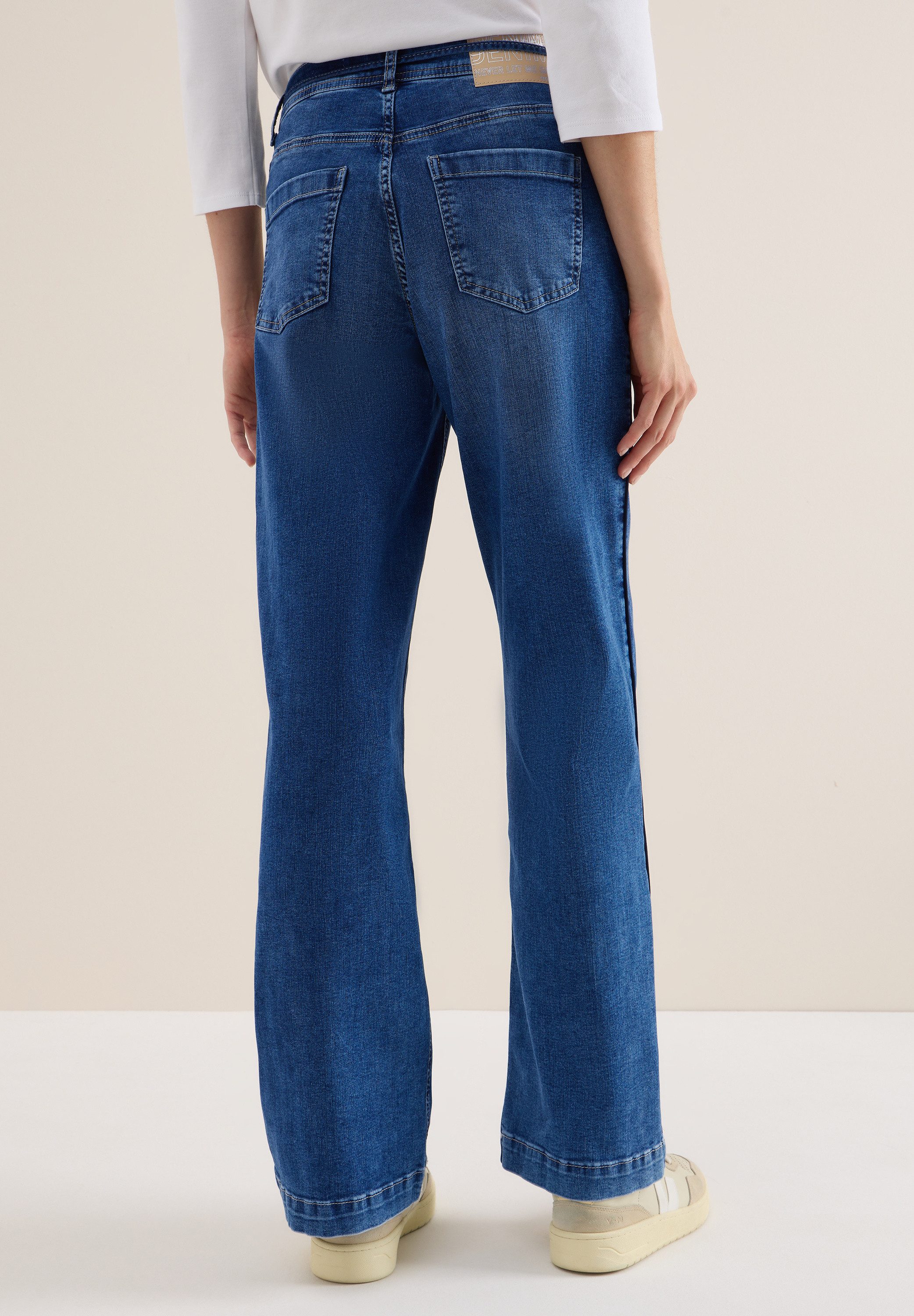 STREET ONE Loose-fit-Jeans High Waist